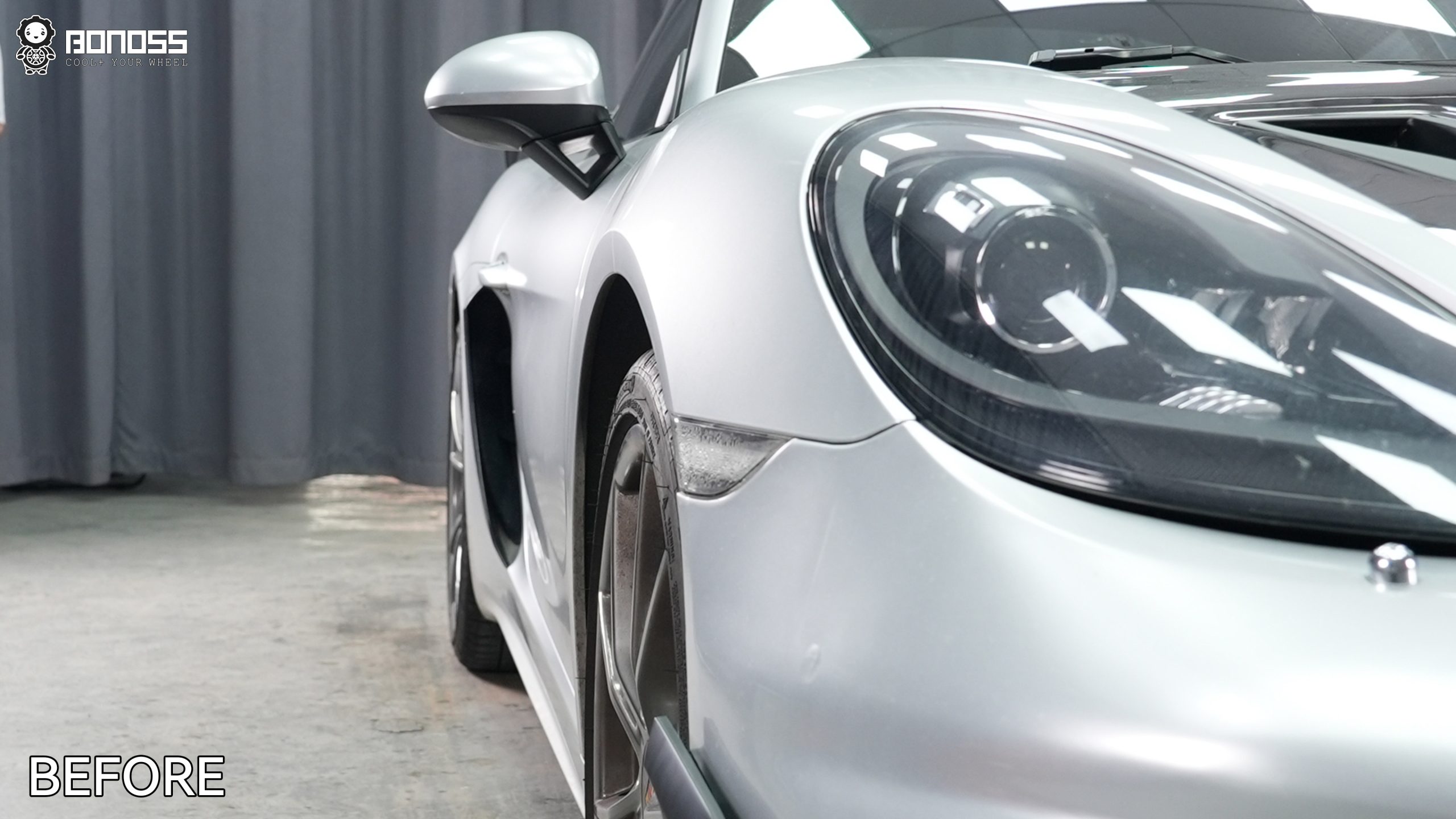 BONOSS Forged Lightweight Plus 2018 Porsche 718 Wheel Spacers Front 12mm Rear 7mm Before and After (10)