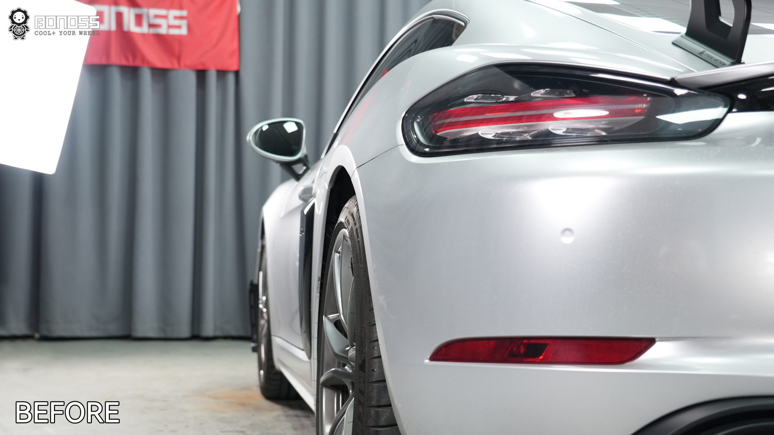 BONOSS Forged Lightweight Plus 2018 Porsche 718 Wheel Spacers Front 12mm Rear 7mm Before and After (11)