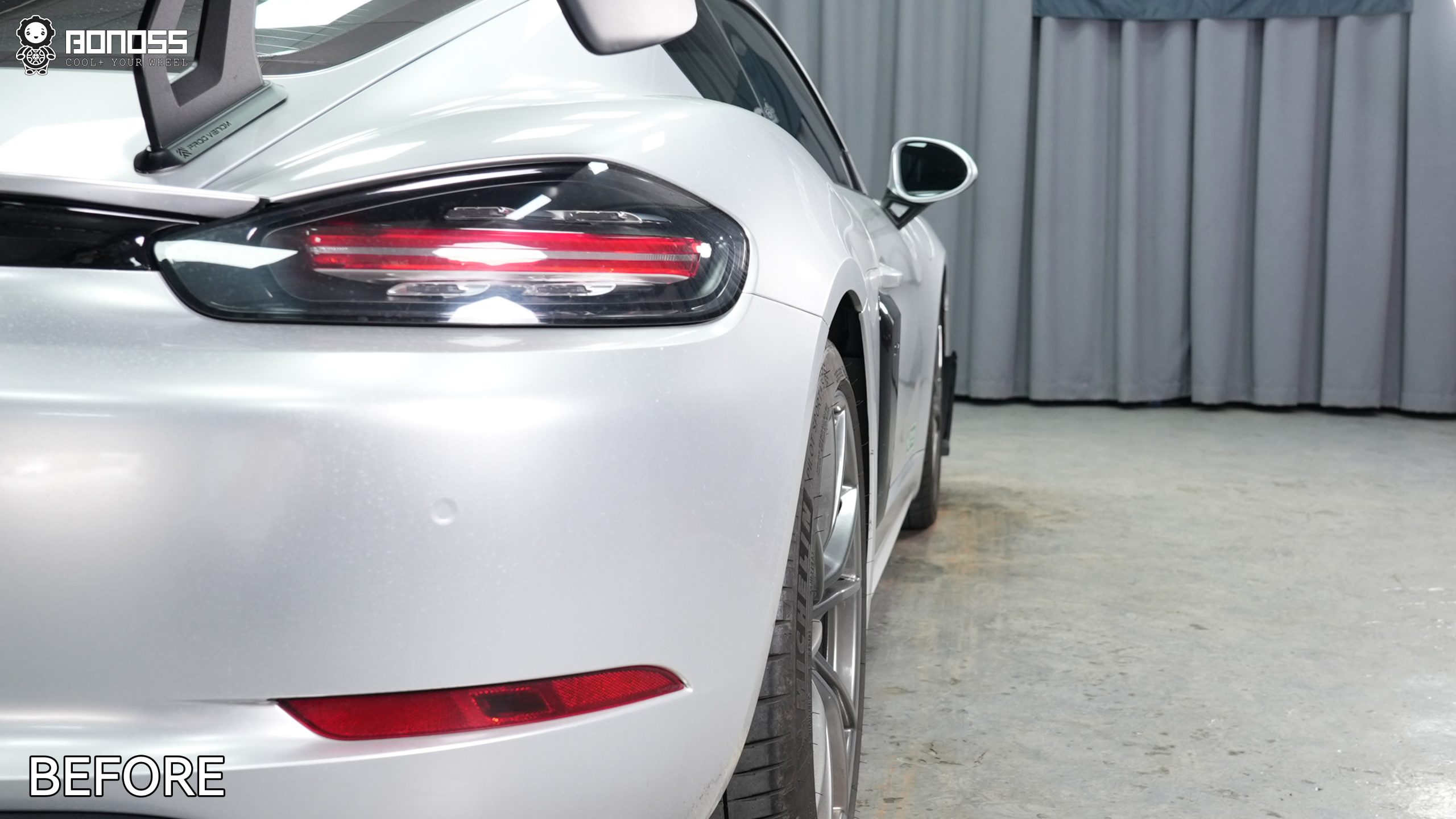 BONOSS Forged Lightweight Plus 2018 Porsche 718 Wheel Spacers Front 12mm Rear 7mm Before and After (12)