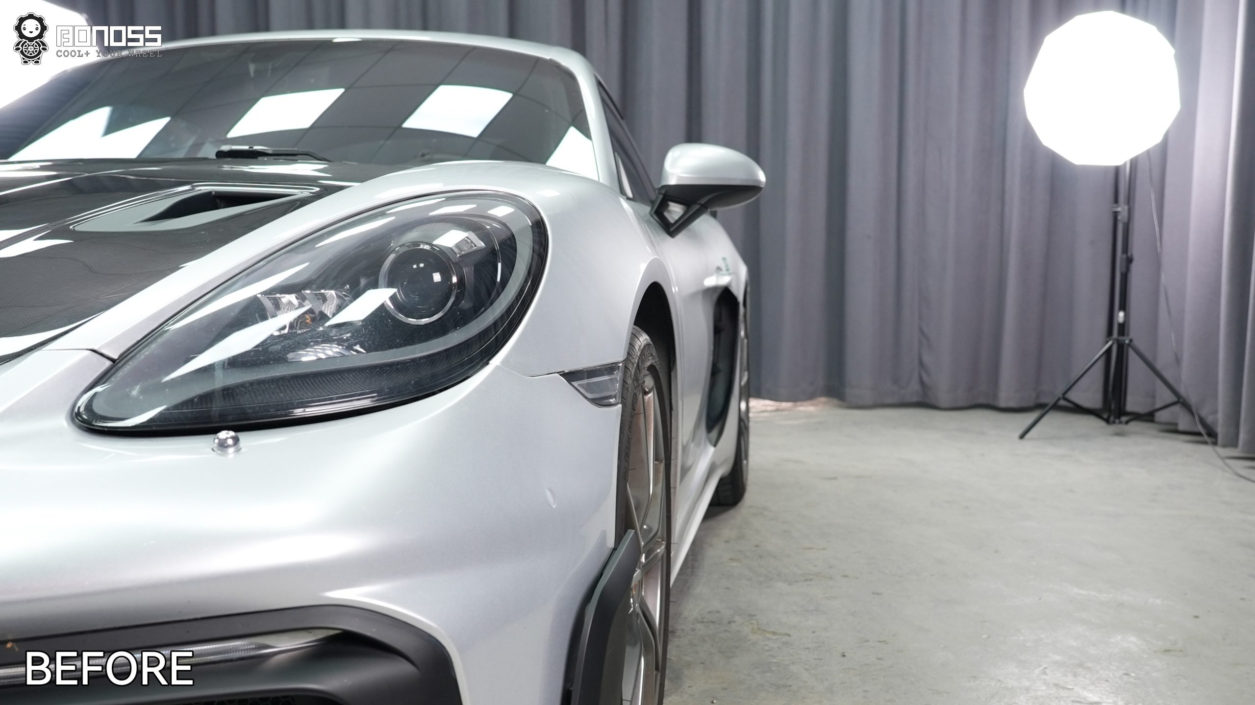 BONOSS Forged Lightweight Plus 2018 Porsche 718 Wheel Spacers Front 12mm Rear 7mm Before and After (9)