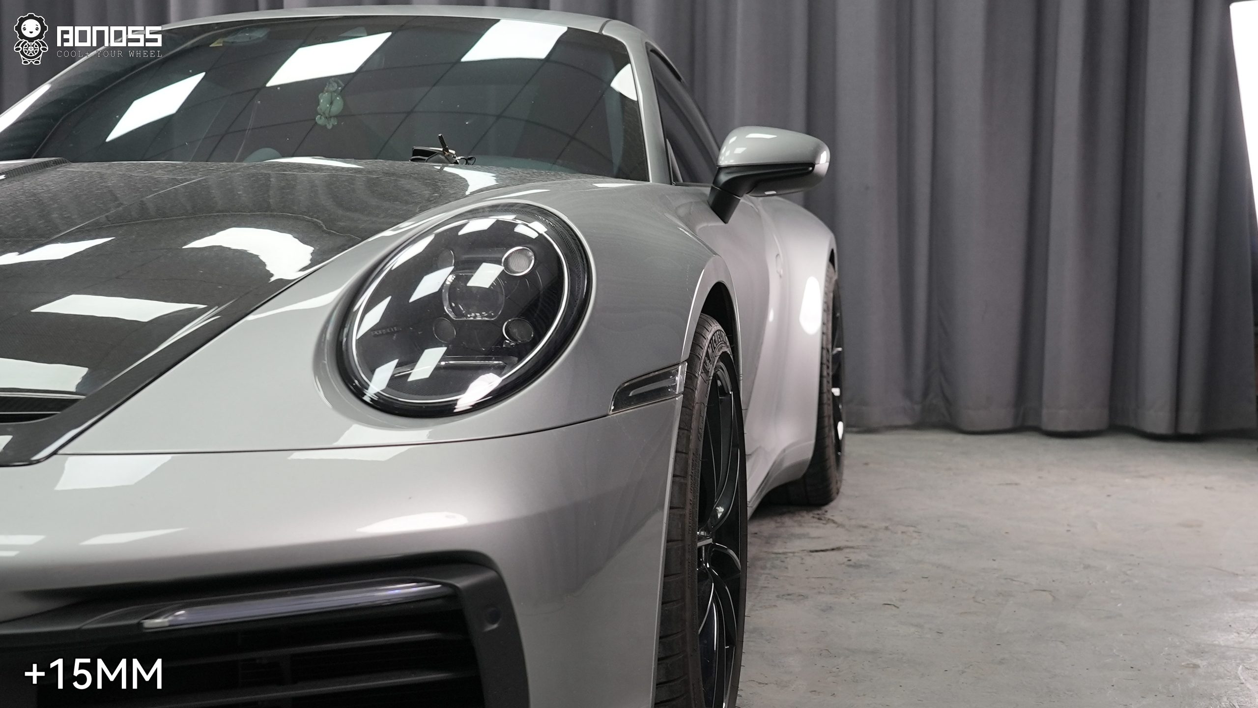 BONOSS Forged Lightweight Plus 2020 Porsche 911 Wheel Spacers Front 15mm Rear 15mm Before and After (3)