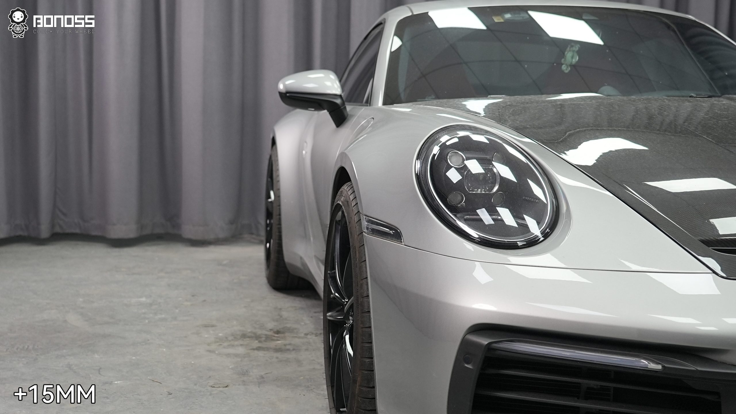 BONOSS Forged Lightweight Plus 2020 Porsche 911 Wheel Spacers Front 15mm Rear 15mm Before and After (4)