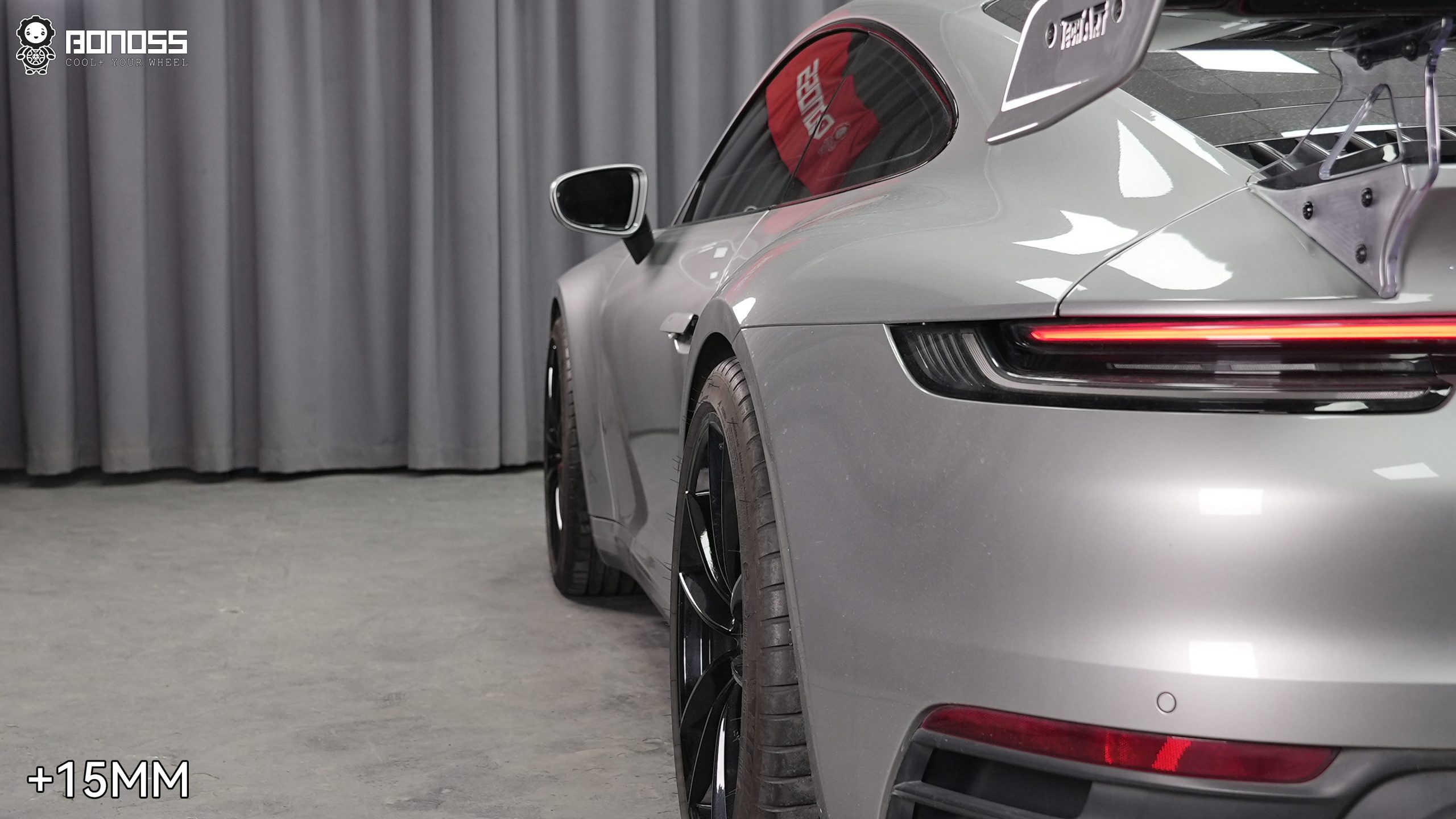 BONOSS Forged Lightweight Plus 2020 Porsche 911 Wheel Spacers Front 15mm Rear 15mm Before and After (5)