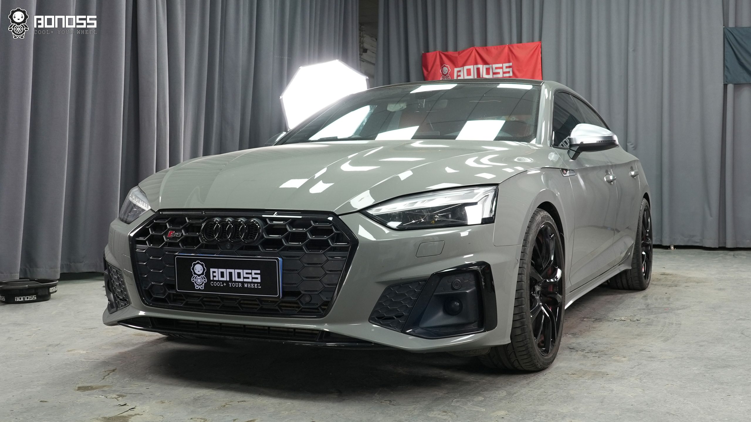 BONOSS Forged Lightweight Plus 2021 Audi S5 Wheel Spacers Front 15mm Rear 20mm Before and After (2)