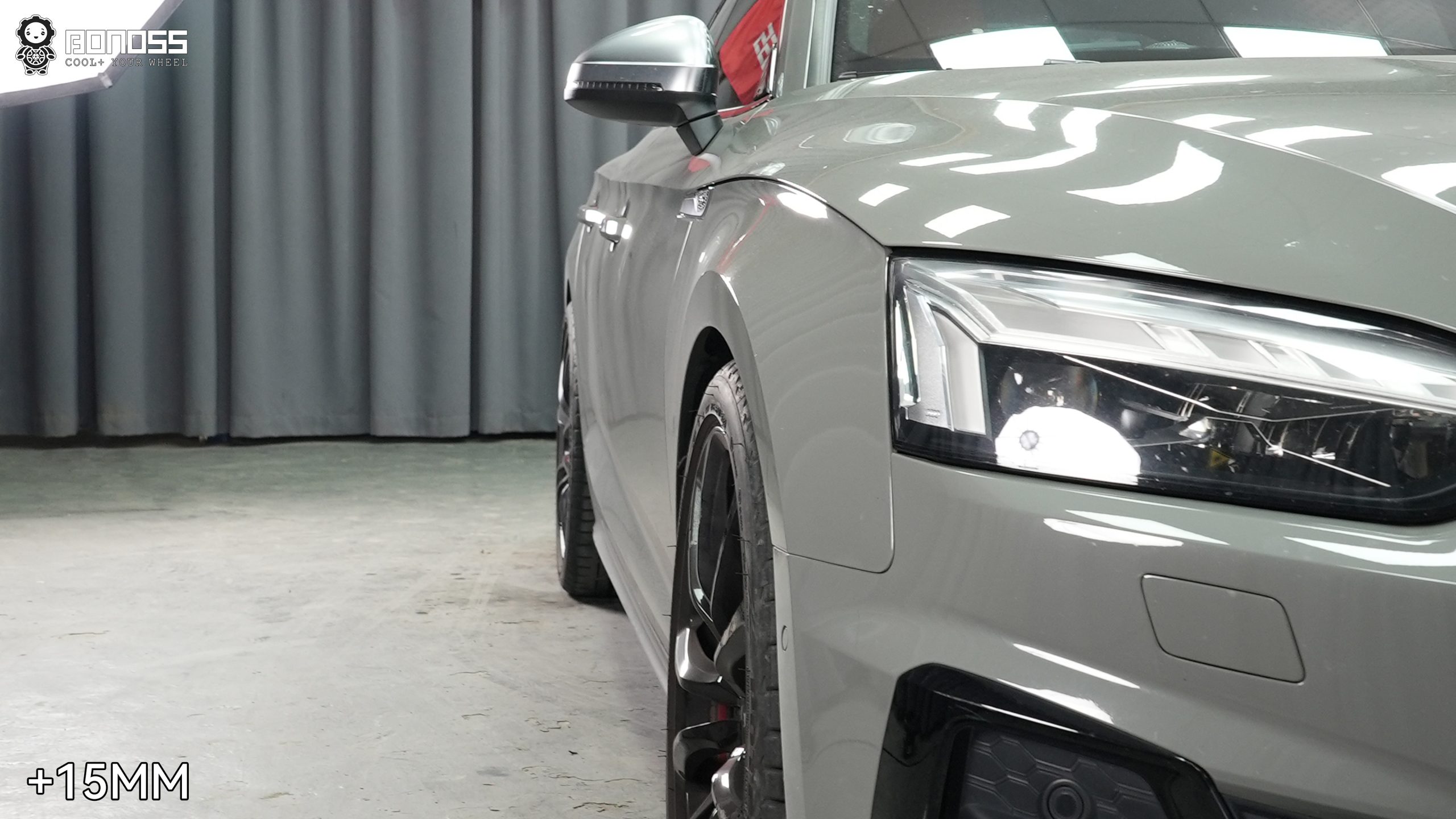 BONOSS Forged Lightweight Plus 2021 Audi S5 Wheel Spacers Front 15mm Rear 20mm Before and After (4)