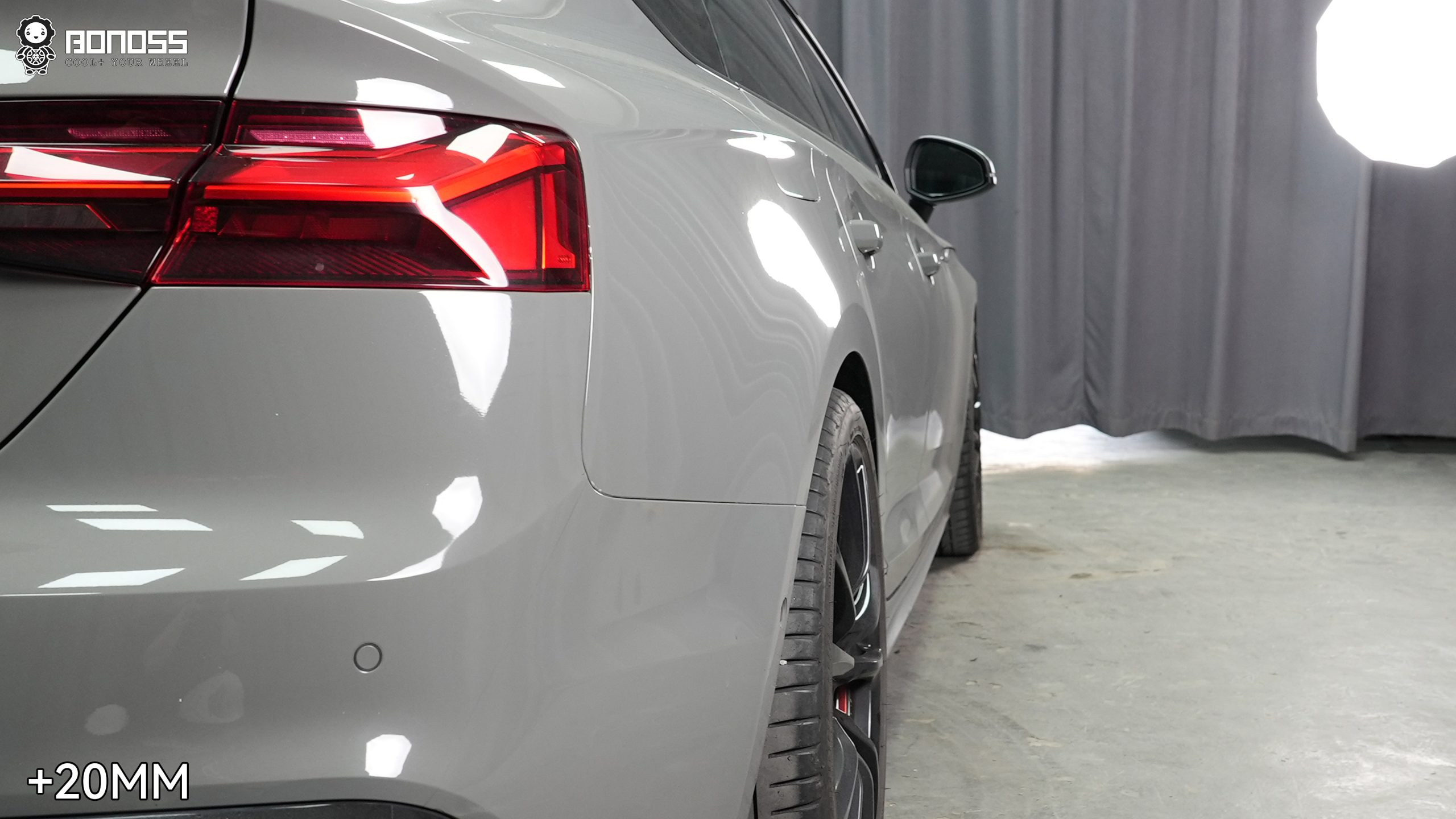 BONOSS Forged Lightweight Plus 2021 Audi S5 Wheel Spacers Front 15mm Rear 20mm Before and After (6)