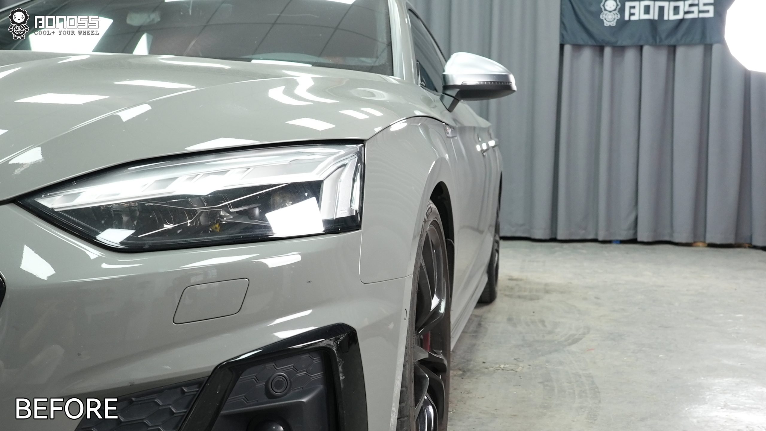 BONOSS Forged Lightweight Plus 2021 Audi S5 Wheel Spacers Front 15mm Rear 20mm Before and After (8)