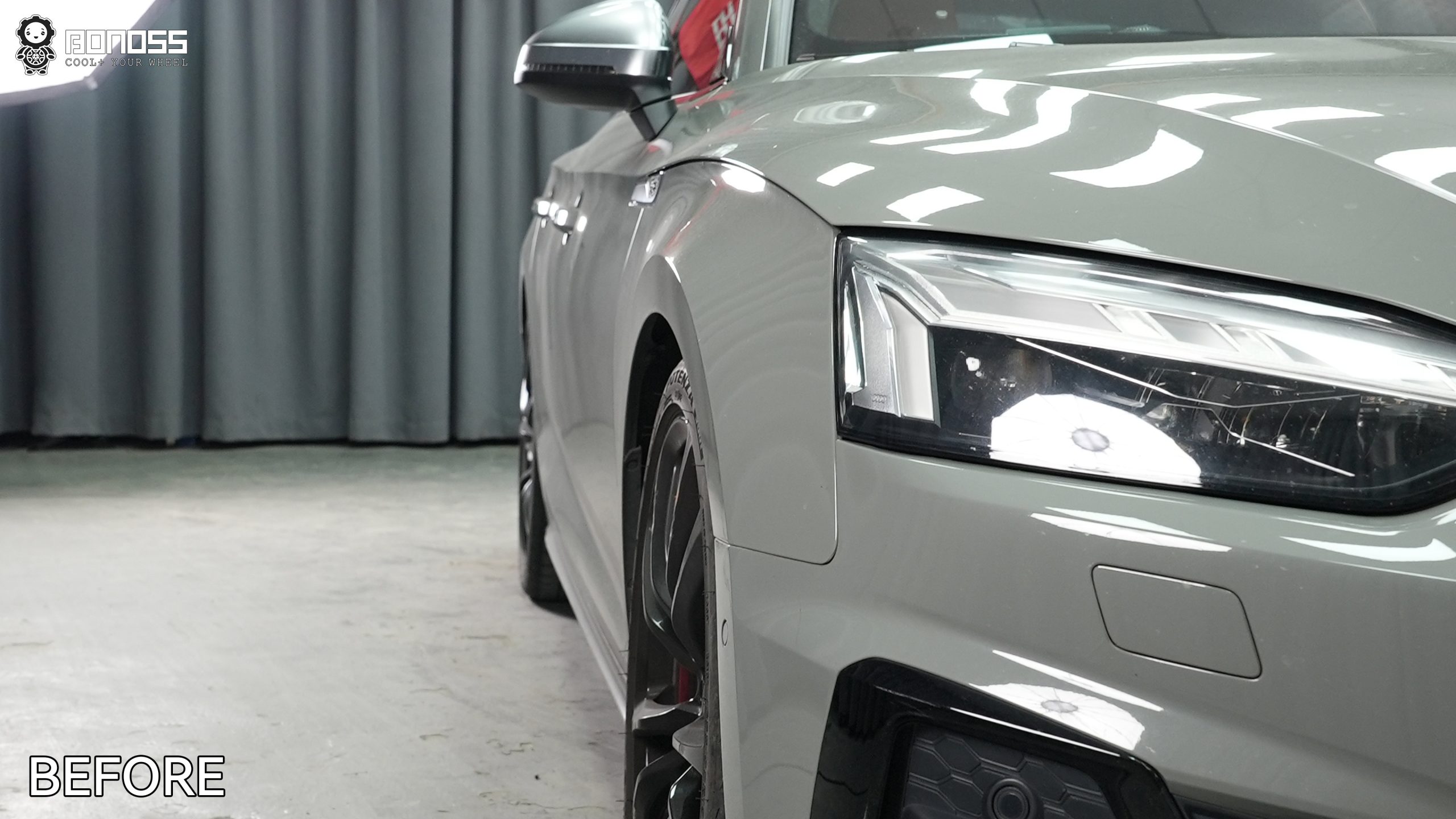 BONOSS Forged Lightweight Plus 2021 Audi S5 Wheel Spacers Front 15mm Rear 20mm Before and After (9)