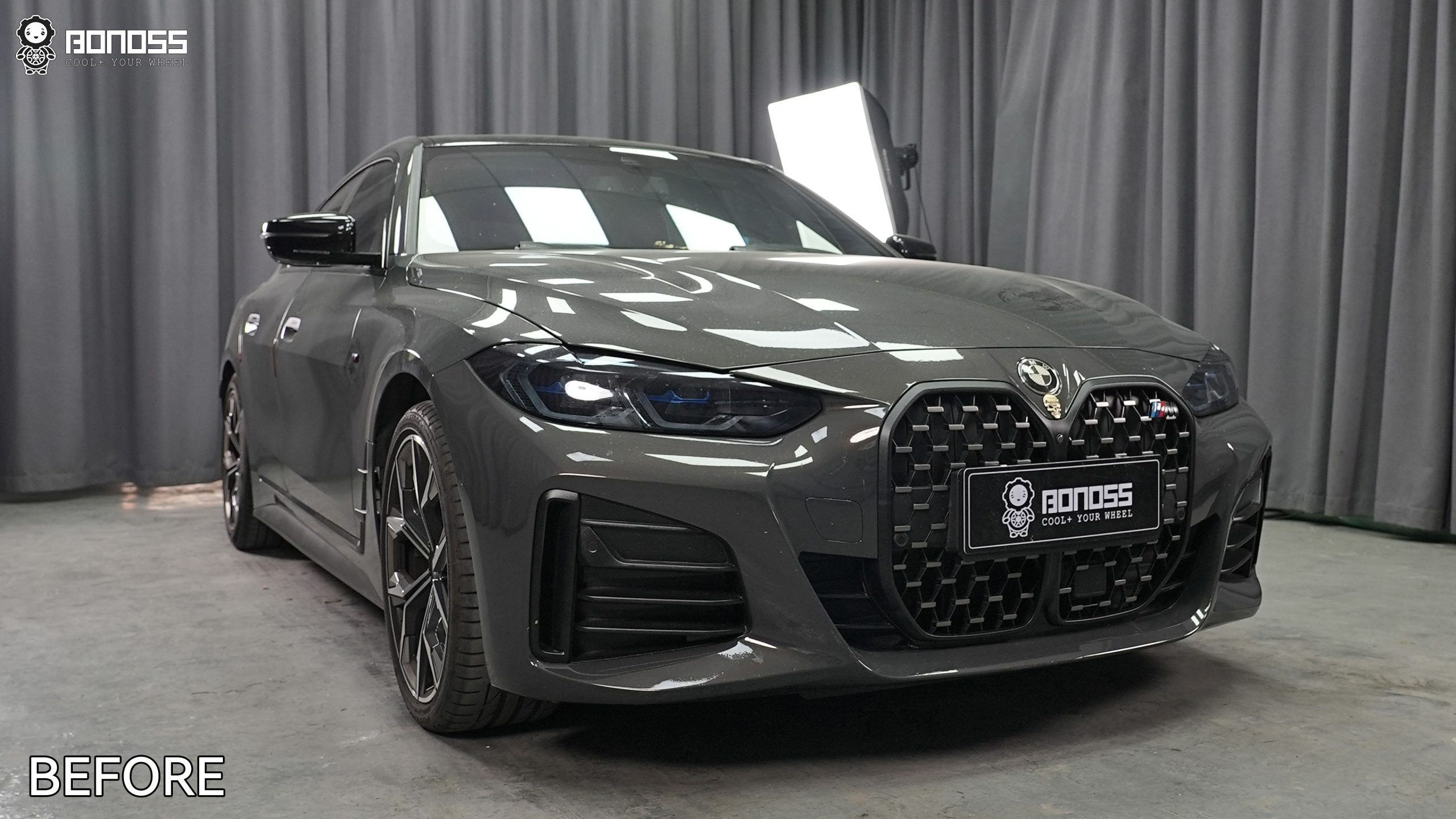 BONOSS Forged Lightweight Plus 2022 BMW 4 Series Wheel Spacers Front 12mm Rear 15mm Before and After (7)