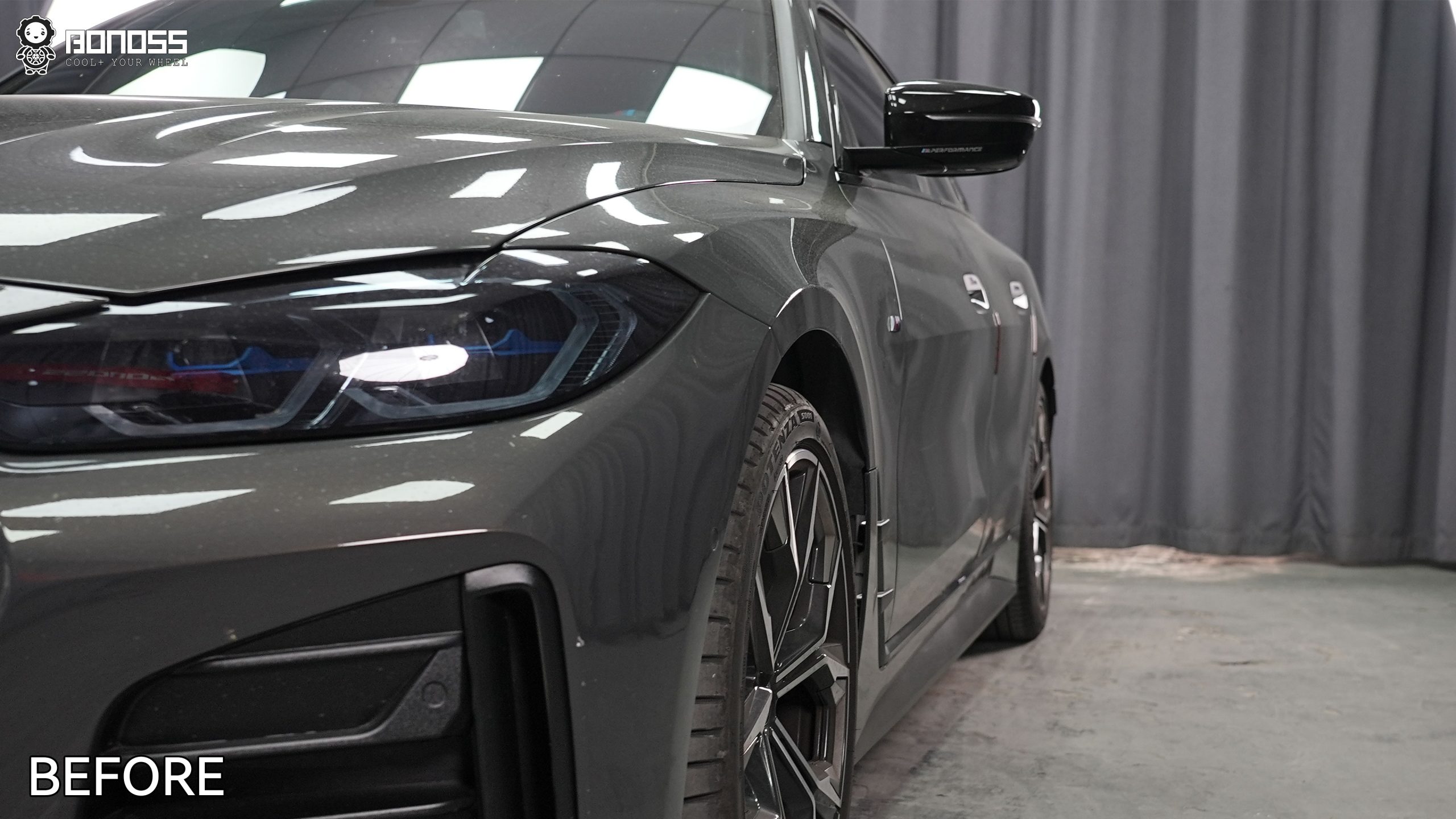 BONOSS Forged Lightweight Plus 2022 BMW 4 Series Wheel Spacers Front 12mm Rear 15mm Before and After (8)