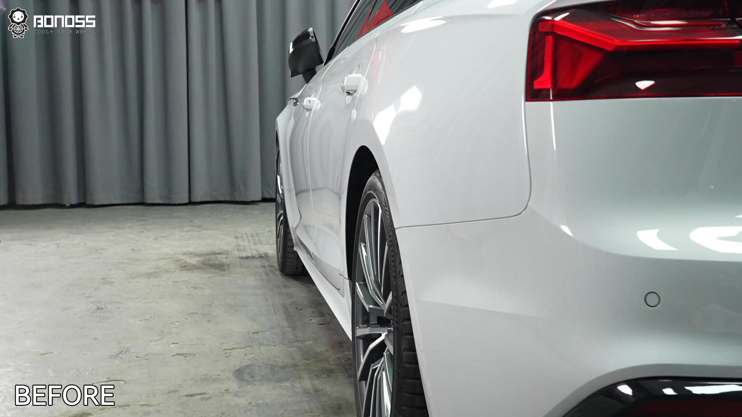 BONOSS Forged Lightweight Plus 2023 Audi A5 Wheel Spacers Front 12mm Rear 15mm Before and After (10)