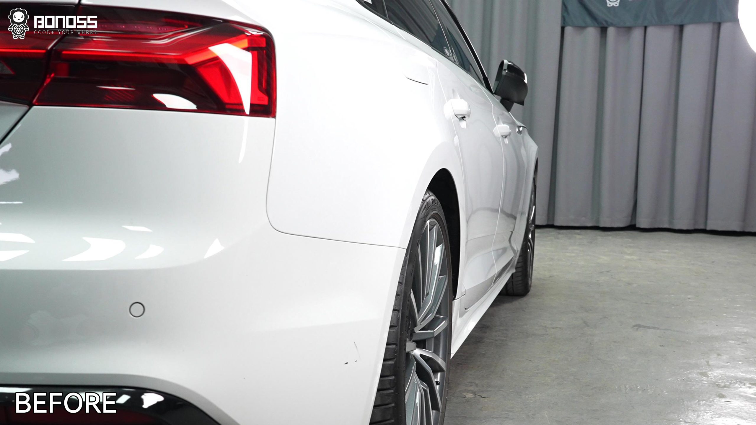 BONOSS Forged Lightweight Plus 2023 Audi A5 Wheel Spacers Front 12mm Rear 15mm Before and After (11)