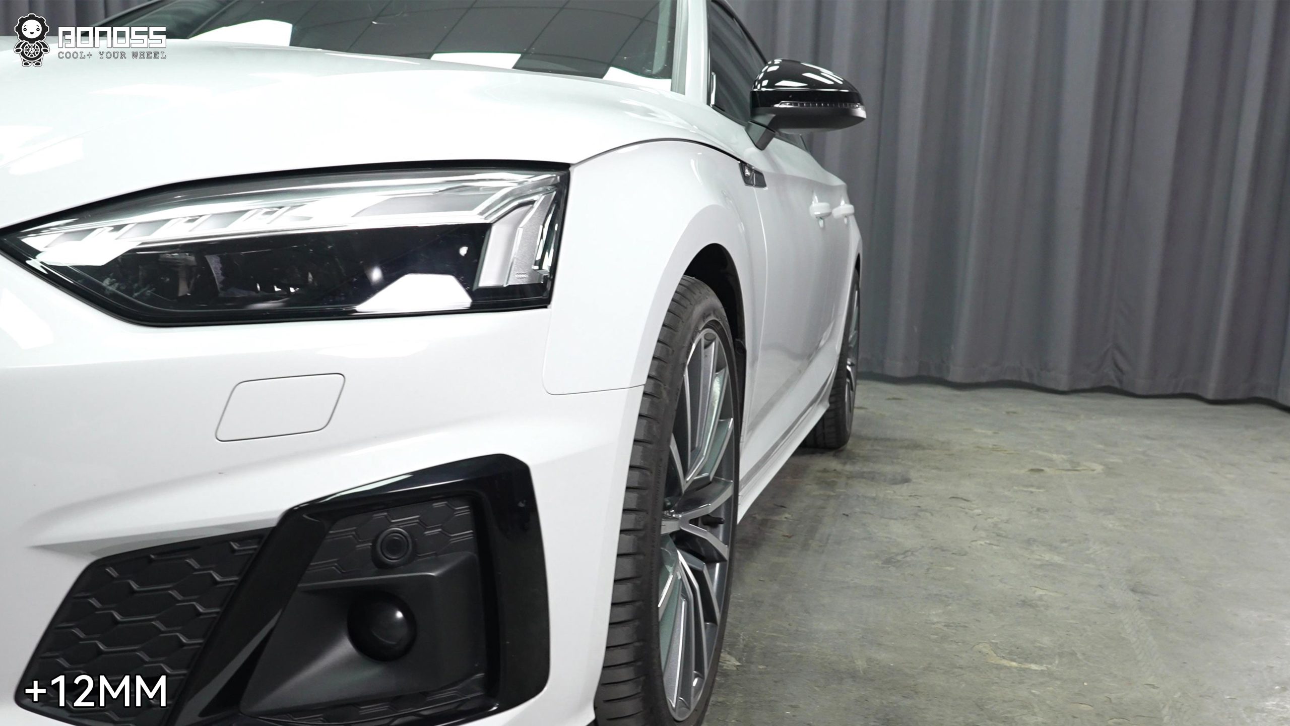 BONOSS Forged Lightweight Plus 2023 Audi A5 Wheel Spacers Front 12mm Rear 15mm Before and After (3)