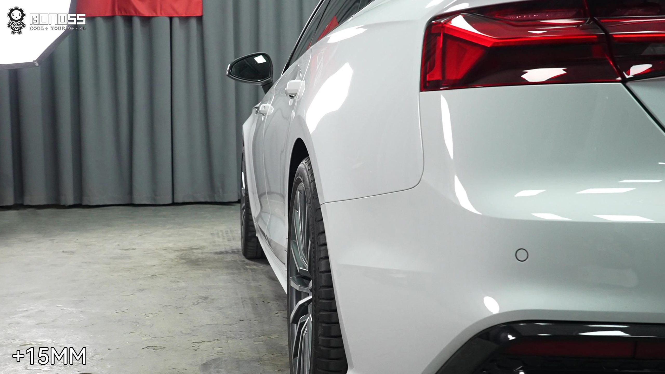 BONOSS Forged Lightweight Plus 2023 Audi A5 Wheel Spacers Front 12mm Rear 15mm Before and After (5)