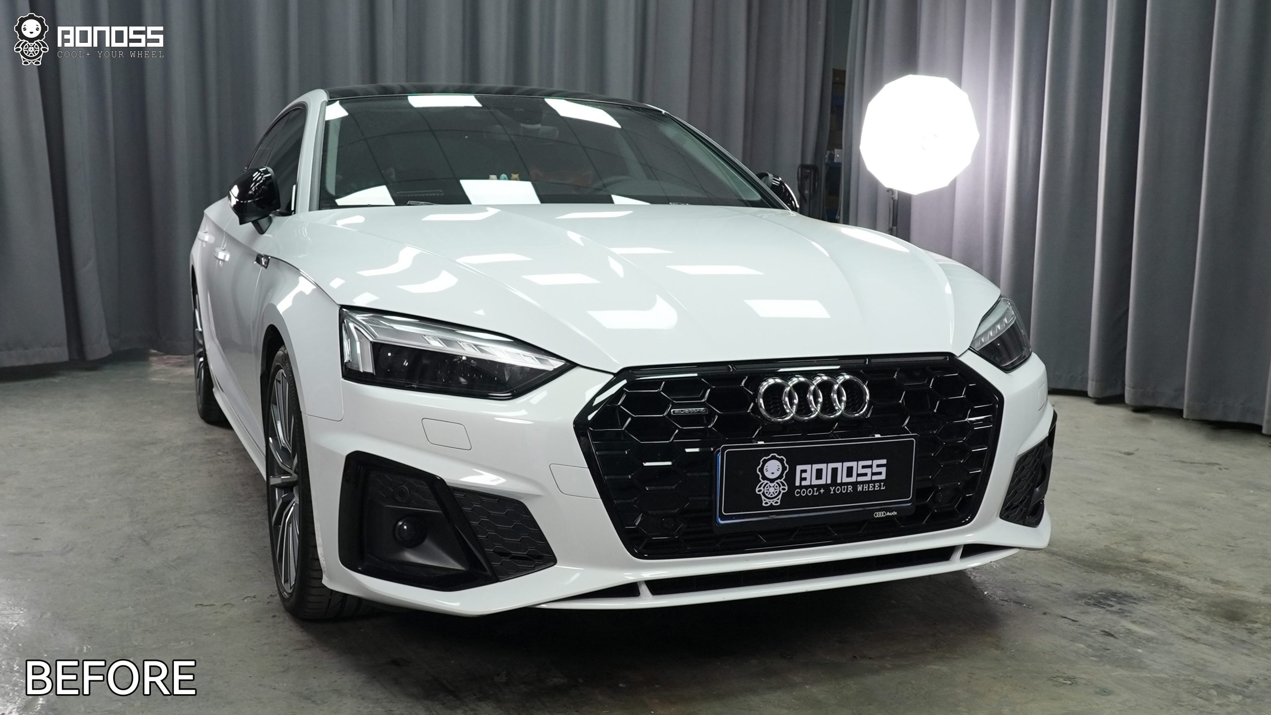 BONOSS Forged Lightweight Plus 2023 Audi A5 Wheel Spacers Front 12mm Rear 15mm Before and After (7)