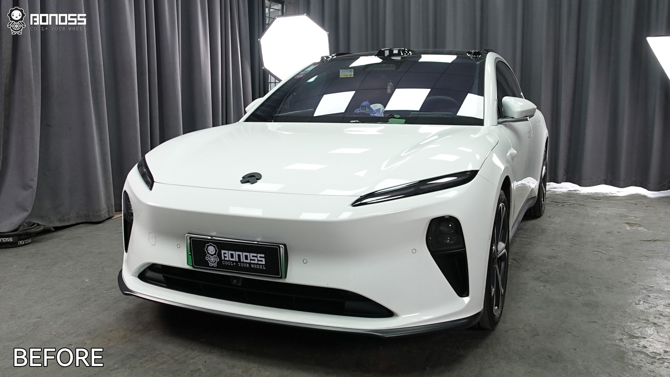 BONOSS Forged Lightweight Plus 2024 Nio ET5T Wheel Spacers Front 15mm Rear 15mm Before and After (7)