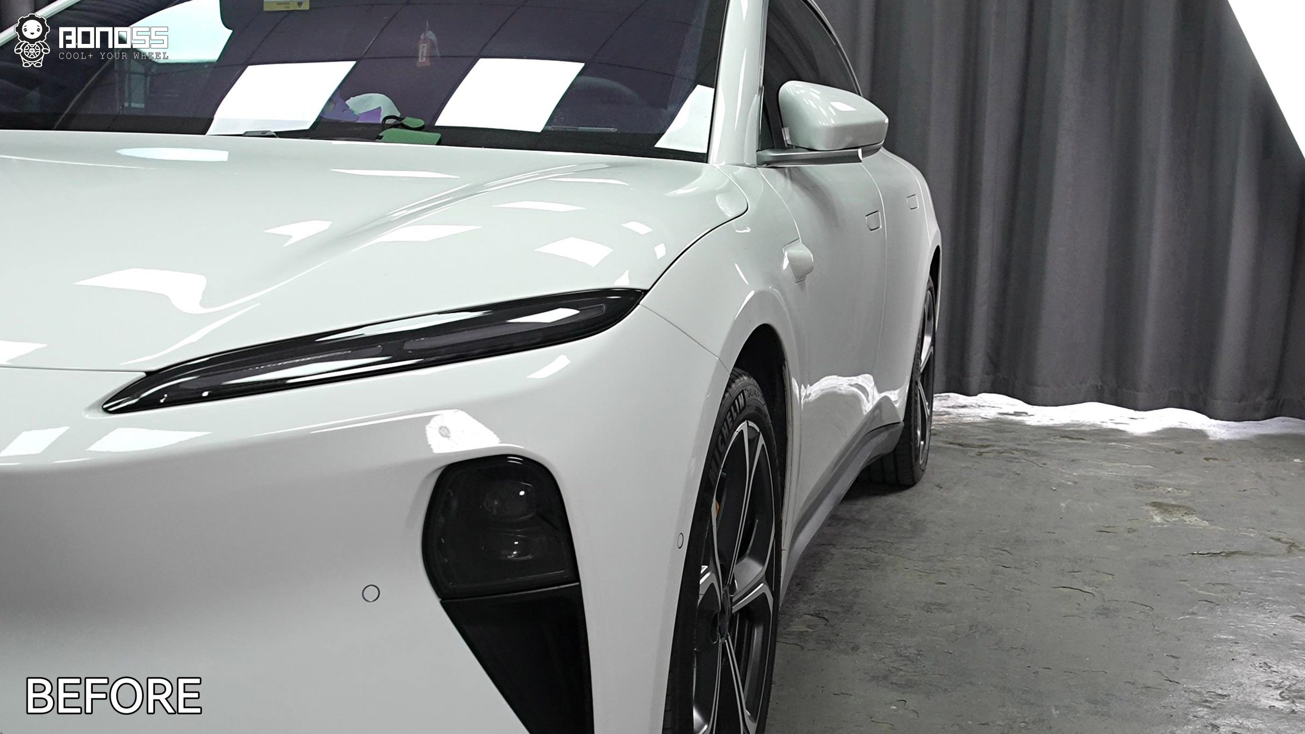 BONOSS Forged Lightweight Plus 2024 Nio ET5T Wheel Spacers Front 15mm Rear 15mm Before and After (8)