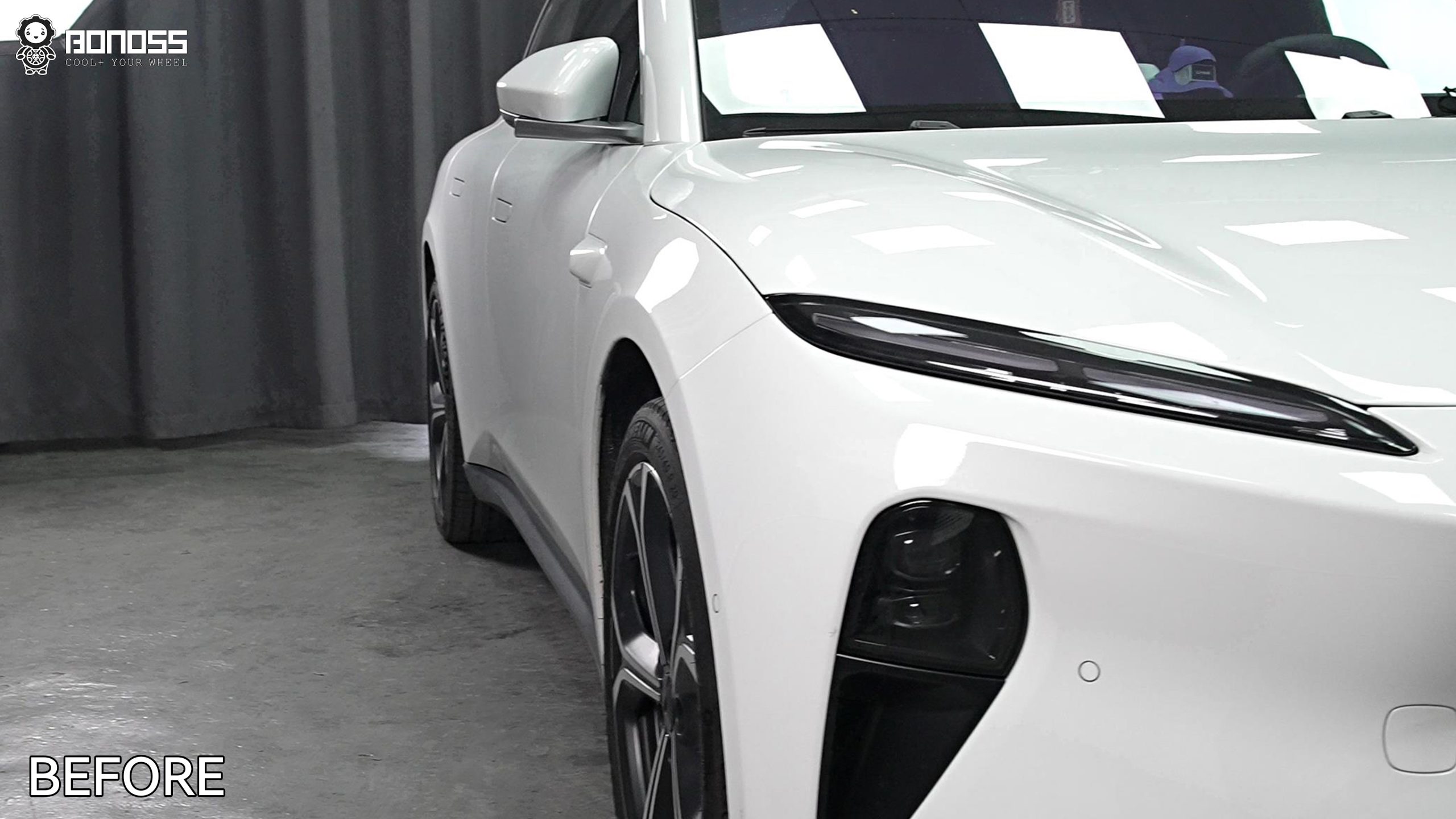 BONOSS Forged Lightweight Plus 2024 Nio ET5T Wheel Spacers Front 15mm Rear 15mm Before and After (9)