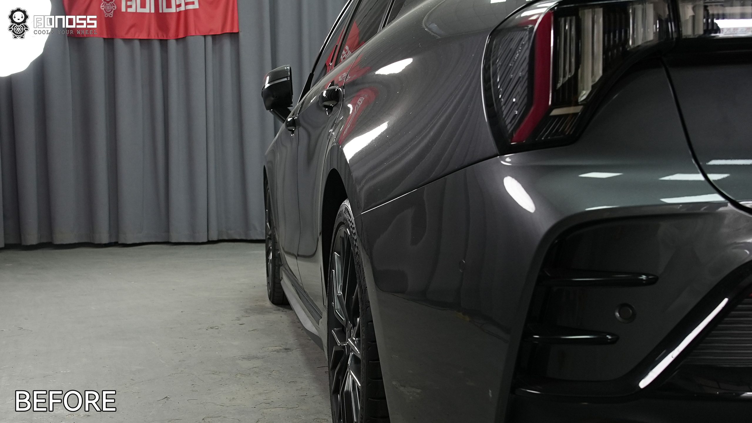 BONOSS Forged Lightweight Plus Lynk&Co 03 Wheel Spacers Front 20mm Rear 20mm Before and After (10)