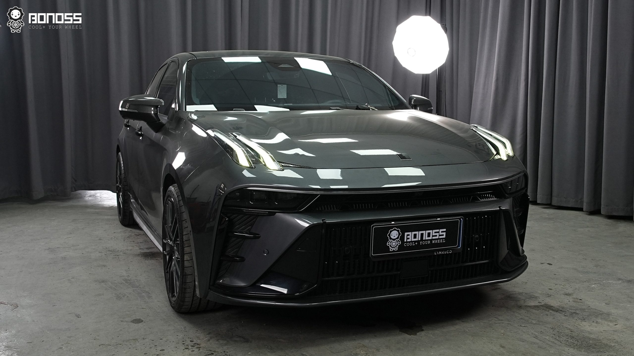 BONOSS Forged Lightweight Plus Lynk&Co 03 Wheel Spacers Front 20mm Rear 20mm Before and After (2)