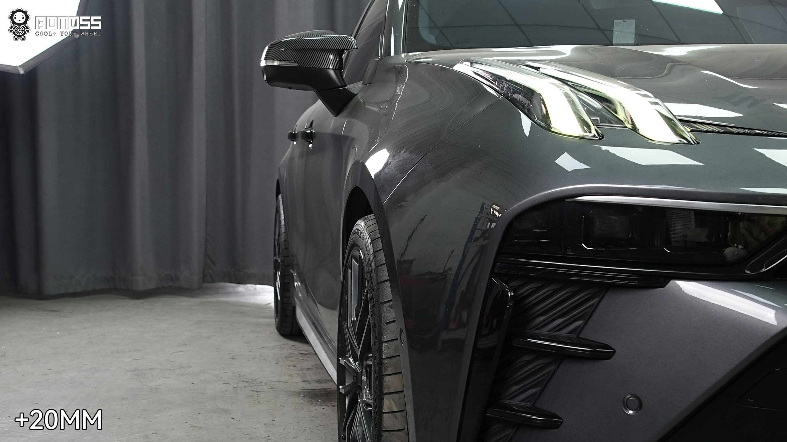 BONOSS Forged Lightweight Plus Lynk&Co 03 Wheel Spacers Front 20mm Rear 20mm Before and After (4)