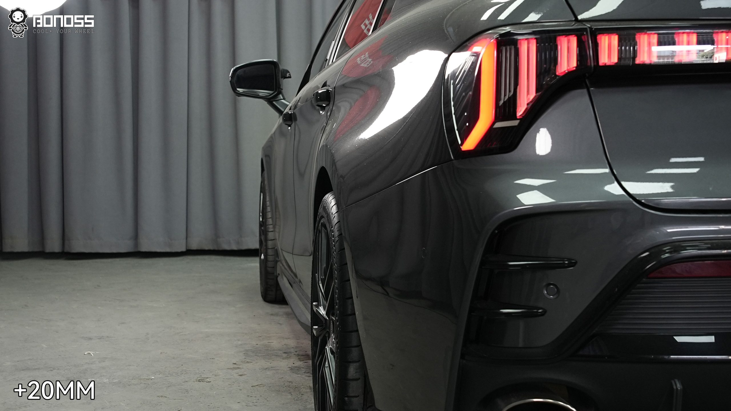 BONOSS Forged Lightweight Plus Lynk&Co 03 Wheel Spacers Front 20mm Rear 20mm Before and After (5)