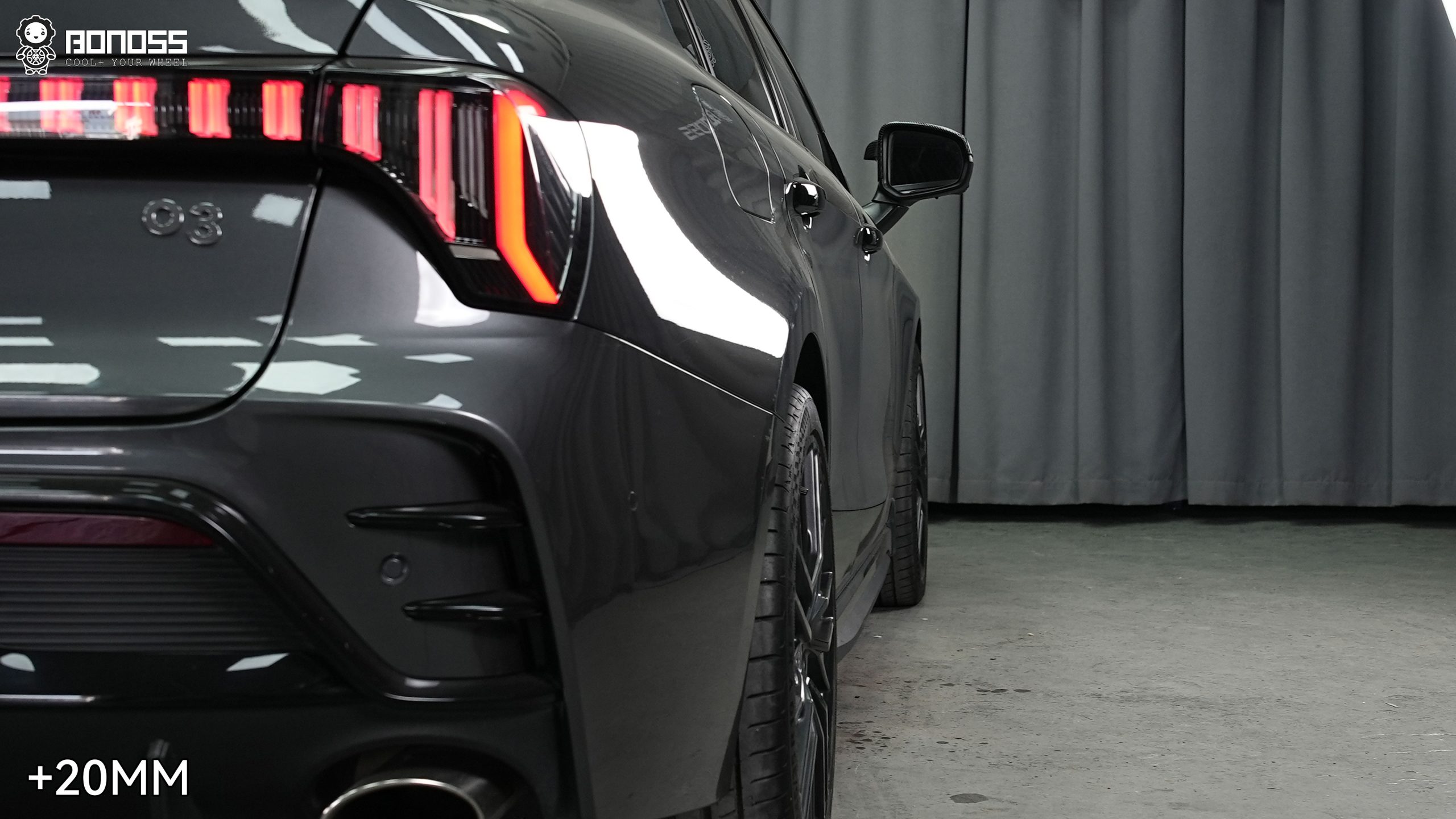 BONOSS Forged Lightweight Plus Lynk&Co 03 Wheel Spacers Front 20mm Rear 20mm Before and After (6)