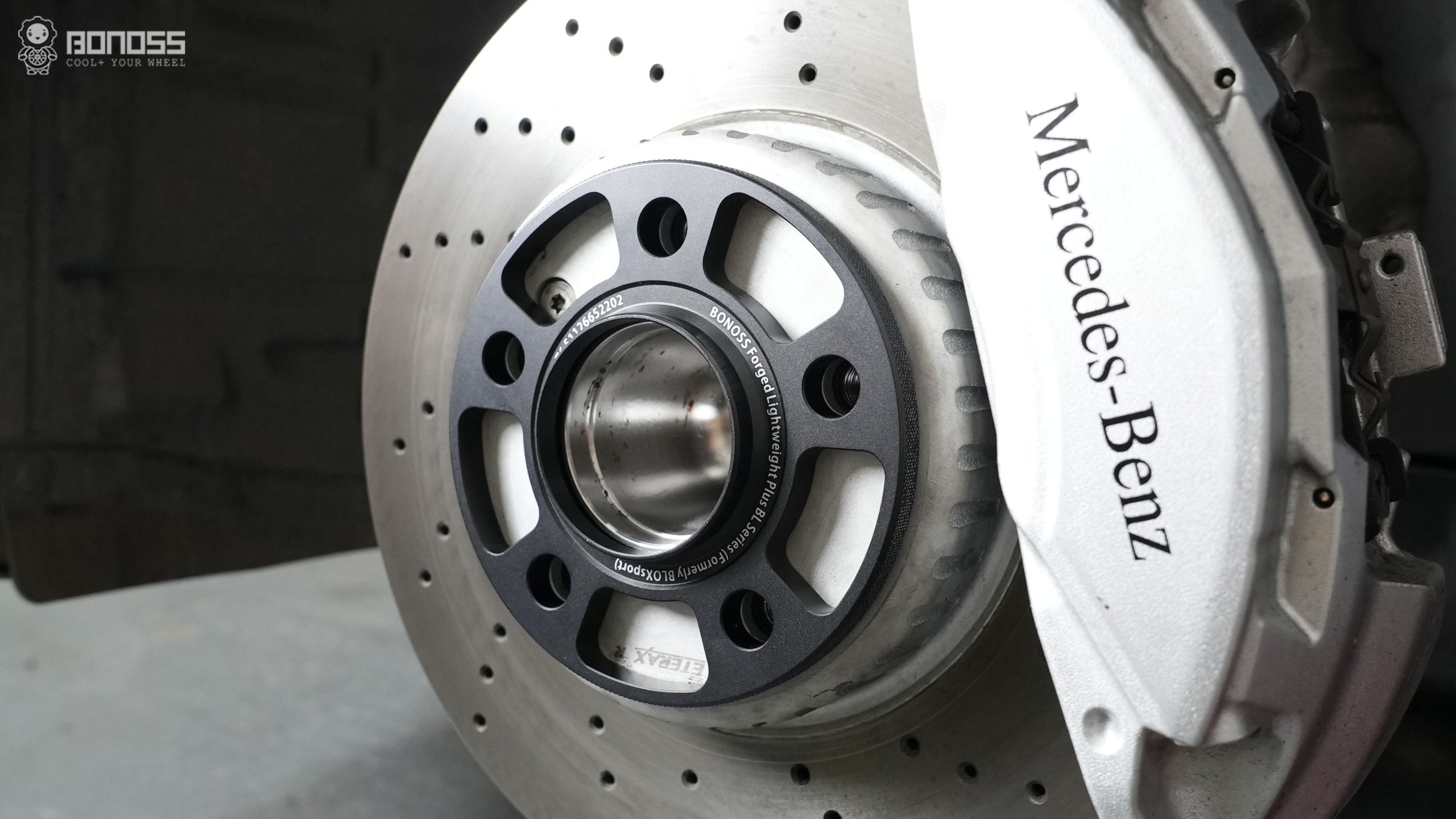 Best Mercedes Spacers Sizes Fitment Tested Reviews BONOSS Forged Lightweight Plus Adapters Hubcentric Spacers Before and After (2)