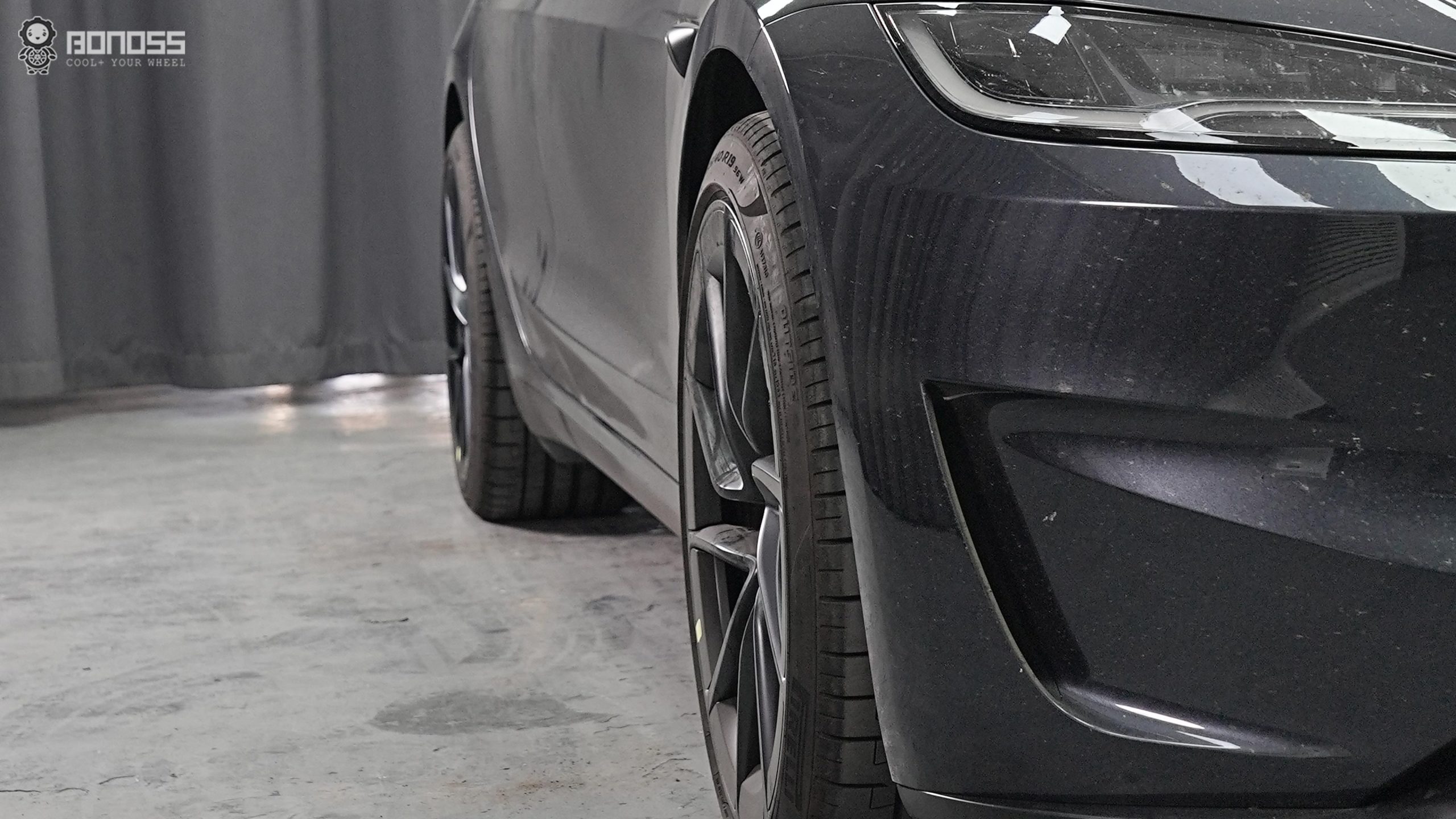 How Much Do Tesla Model 3 Performance Spacers Cost A Full Breakdown BONOSS Forged Active Cooling Adapters Hubcentric Spacers Pros Before and After Example (2)