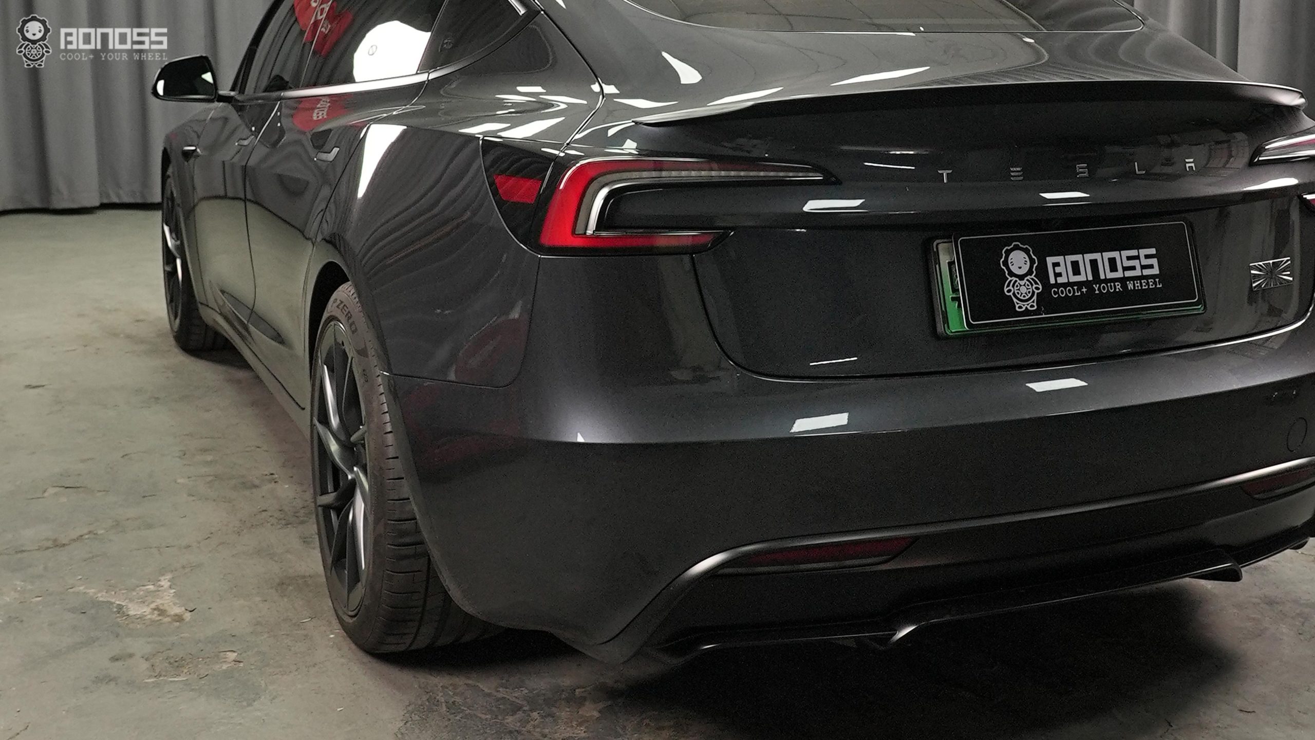 Tesla Model 3 Performance Spacers Safety The Essential Torque Specs Guide BONOSS Forged Active Cooling Adapters Hubcentric Spacers Pros Before and After Example (2)