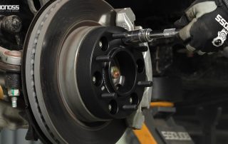 Ultimate 2022 Ford Bronco Wheel Spacers Guide 5 Expert Tips BONOSS Forged Active Cooling Adapters Hubcentric Spacers Pros Before and After Example (1)