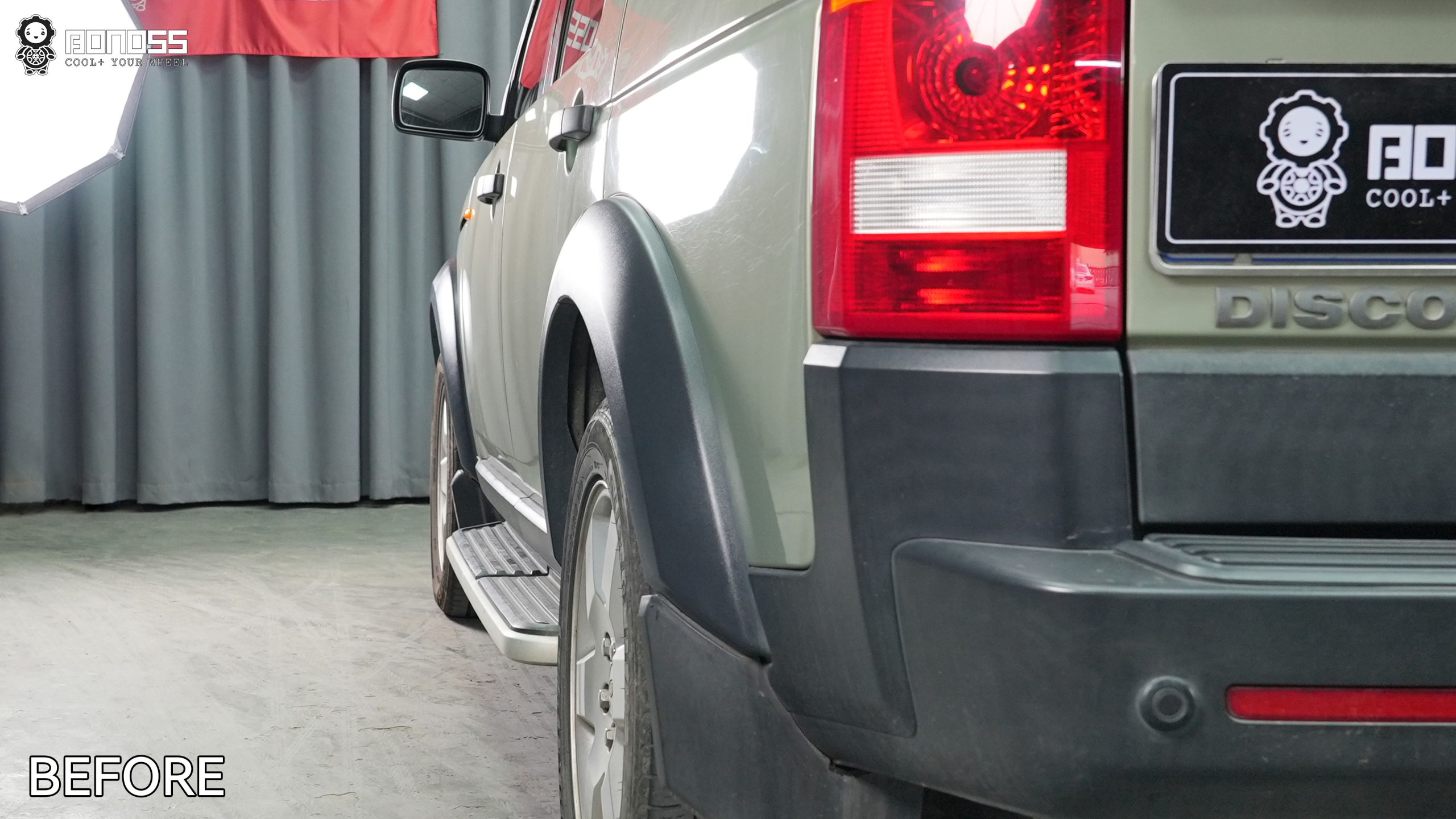 BONOSS Forged Active Cooling 2005 Land Rover Discovery 3 Wheel Spacers Front 20mm Rear 35mm Before and After (10)