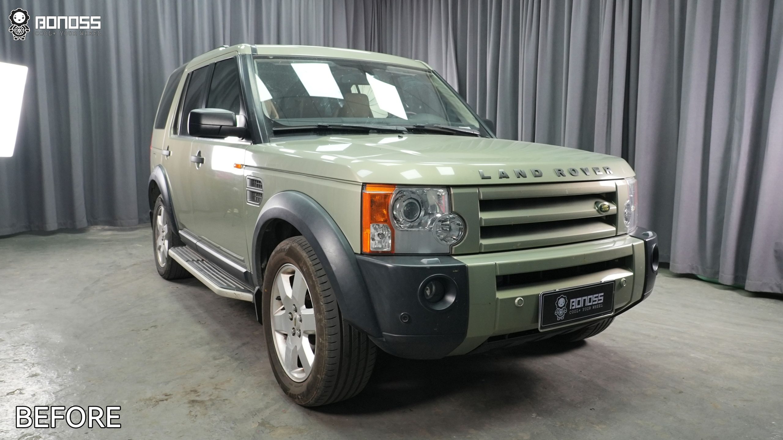 BONOSS Forged Active Cooling 2005 Land Rover Discovery 3 Wheel Spacers Front 20mm Rear 35mm Before and After (7)