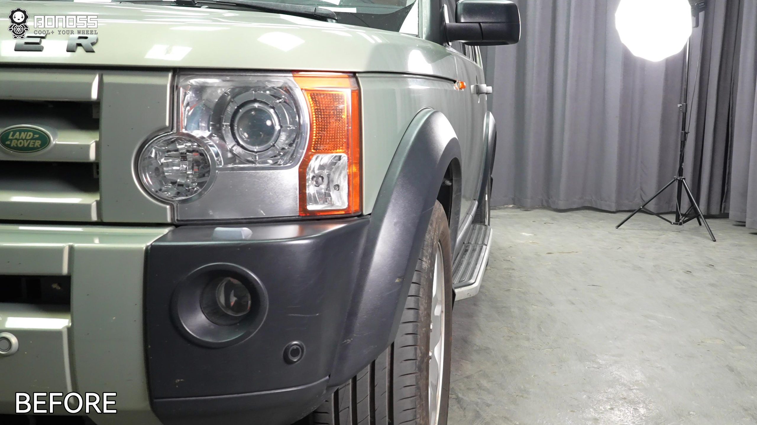 BONOSS Forged Active Cooling 2005 Land Rover Discovery 3 Wheel Spacers Front 20mm Rear 35mm Before and After (8)