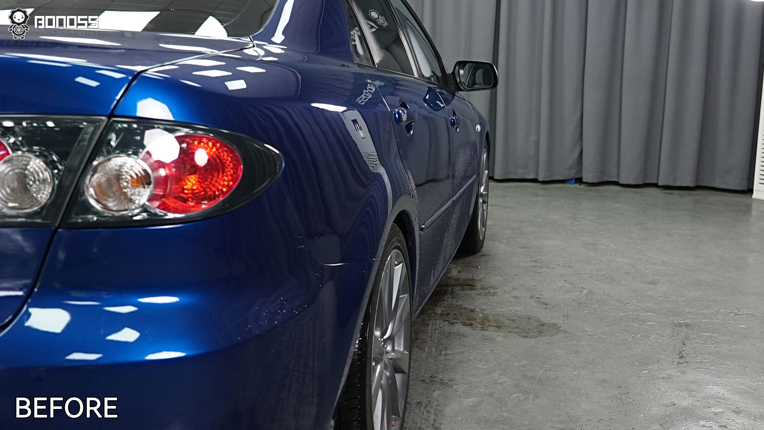 BONOSS Forged Active Cooling 2006 Mazda Mazda6 Wheel Spacers Front 15mm Rear 15mm Before and After (11)