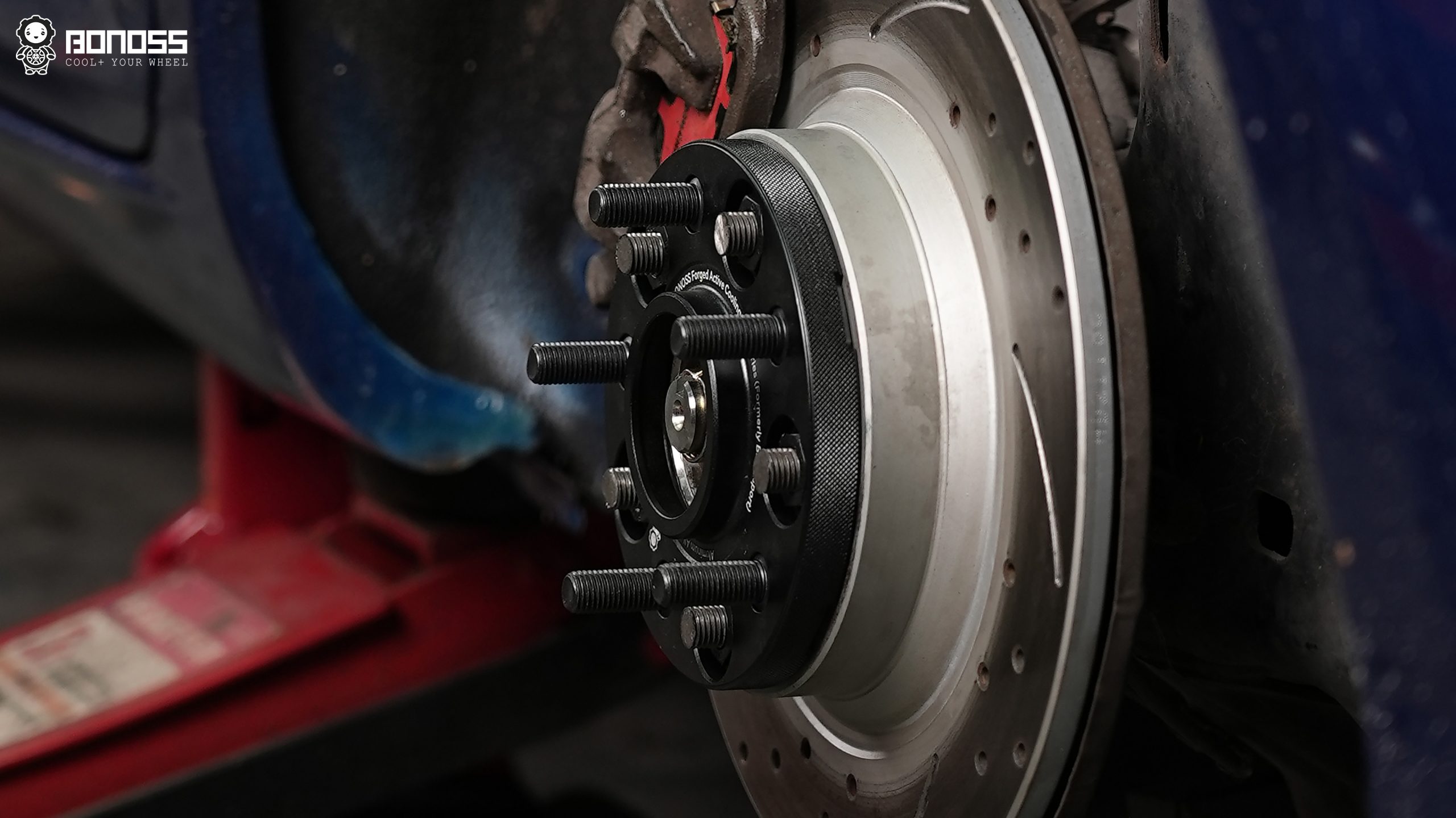 BONOSS Forged Active Cooling 2006 Mazda Mazda6 Wheel Spacers Front 15mm Rear 15mm Before and After (14)