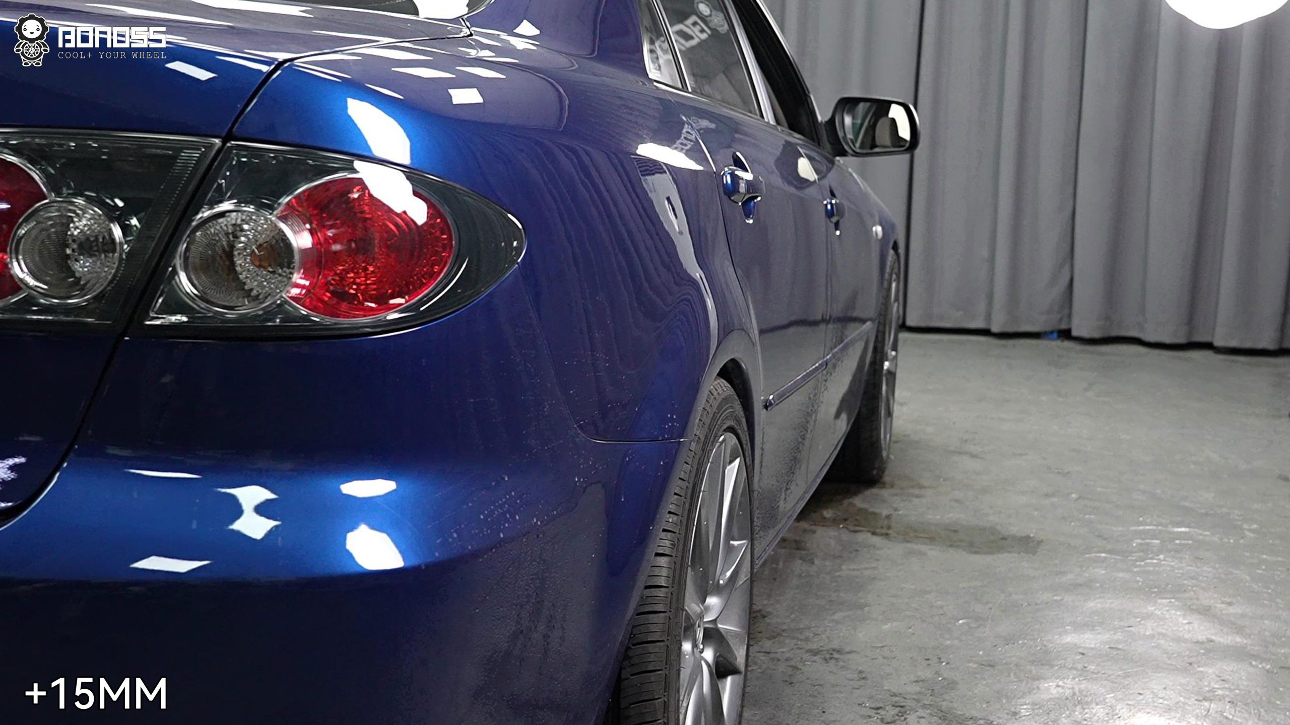 BONOSS Forged Active Cooling 2006 Mazda Mazda6 Wheel Spacers Front 15mm Rear 15mm Before and After (6)