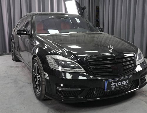 BONOSS Forged Active Cooling 2010 Mercedes-Benz S-Class Wheel Spacers Front 25mm Rear 30mm Before and After