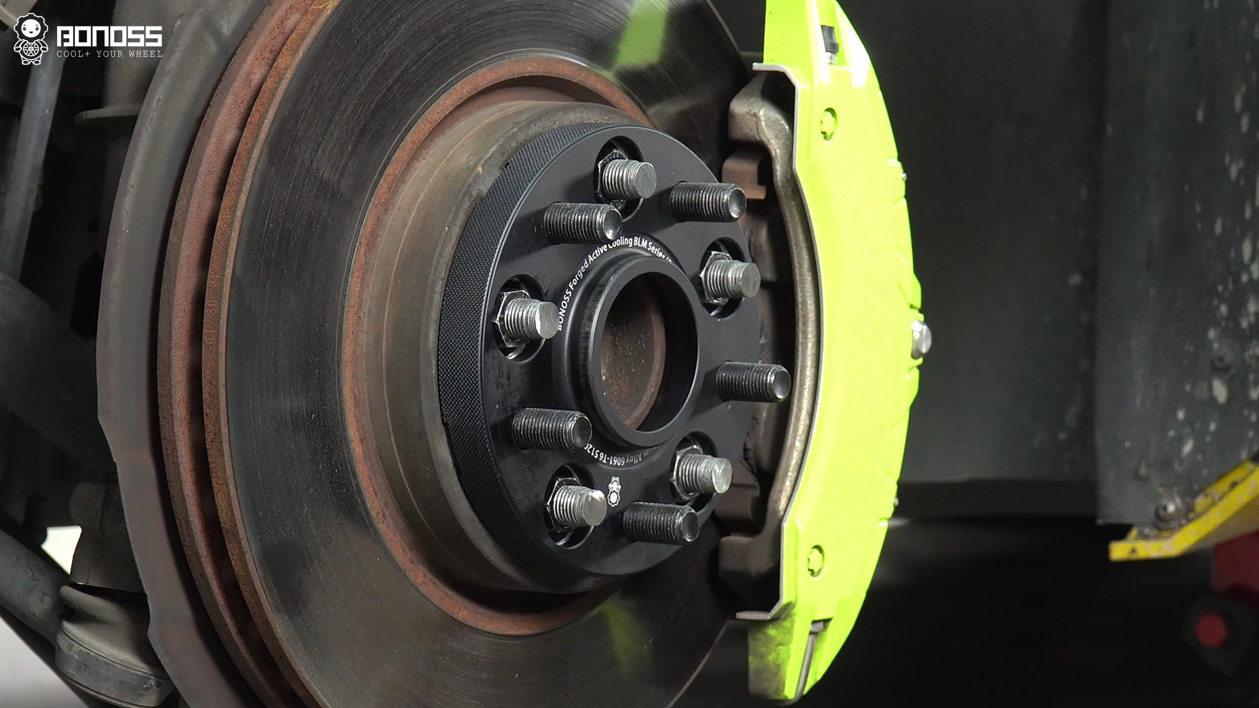 BONOSS Forged Active Cooling 2012 Chevrolet Camaro Wheel Spacers Front 20mm Rear 20mm Before and After (14)