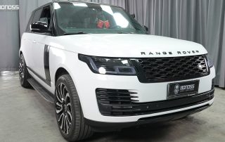 BONOSS Forged Active Cooling 2013 Land Rover Range Rover Wheel Spacers Front 20mm Rear 30mm Before and After (2)