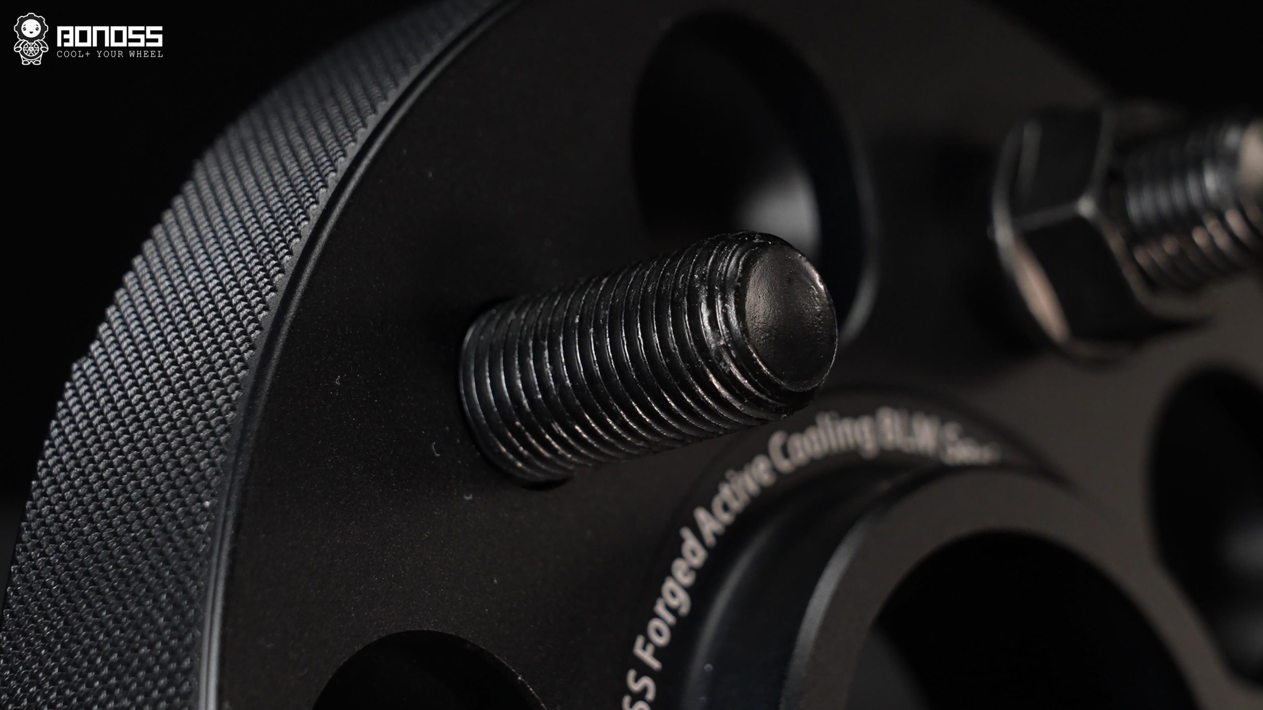 BONOSS Forged Active Cooling 2014 Tesla Model S Wheel Spacers Front 20mm Rear 30mm Before and After (1)