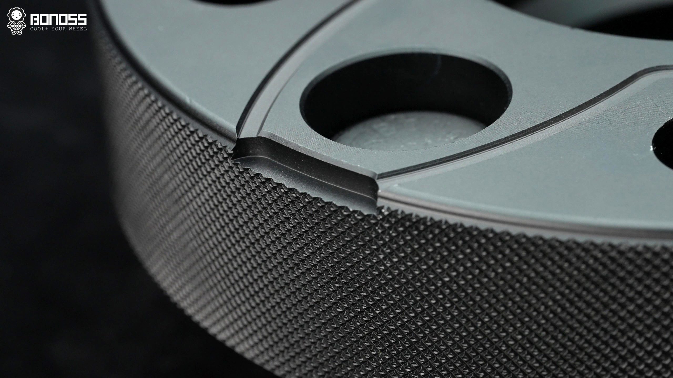 BONOSS Forged Active Cooling 2016 Infiniti Q50 Wheel Spacers Front 15mm Before and After (1)