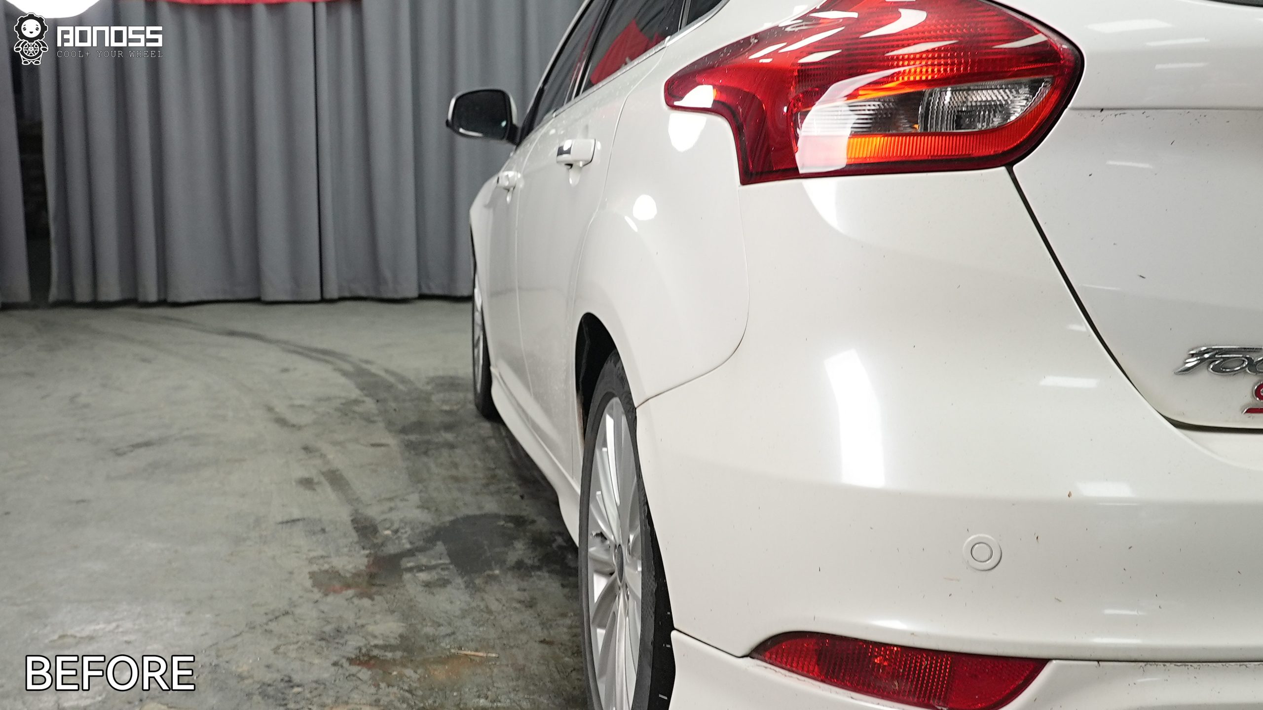 BONOSS Forged Active Cooling 2017 Ford Focus Wheel Spacers Front 20mm Rear 25mm Before and After (10)