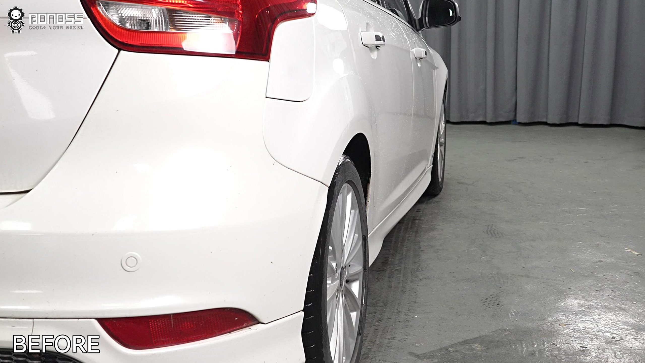 BONOSS Forged Active Cooling 2017 Ford Focus Wheel Spacers Front 20mm Rear 25mm Before and After (11)