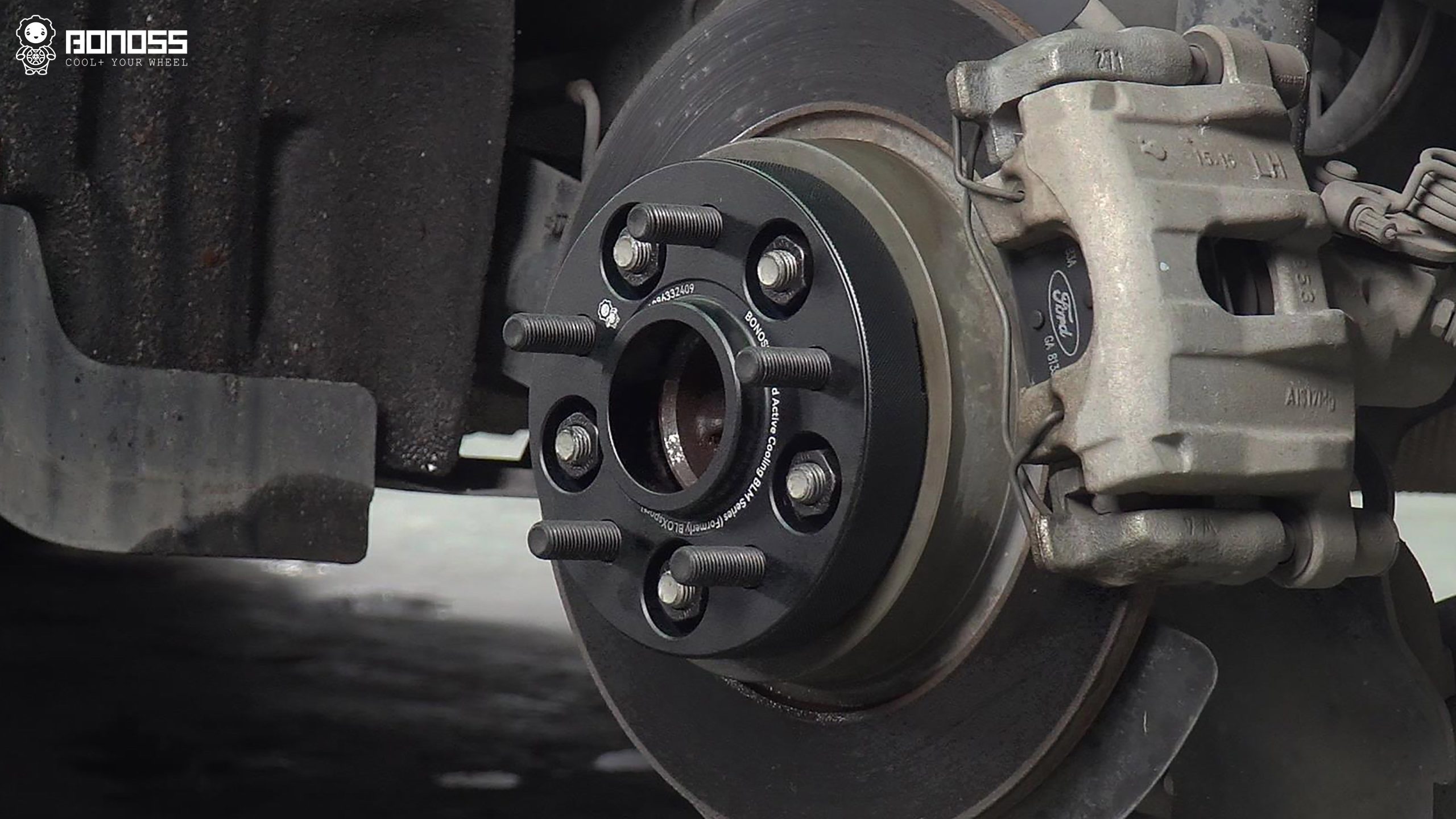 BONOSS Forged Active Cooling 2017 Ford Focus Wheel Spacers Front 20mm Rear 25mm Before and After (13)