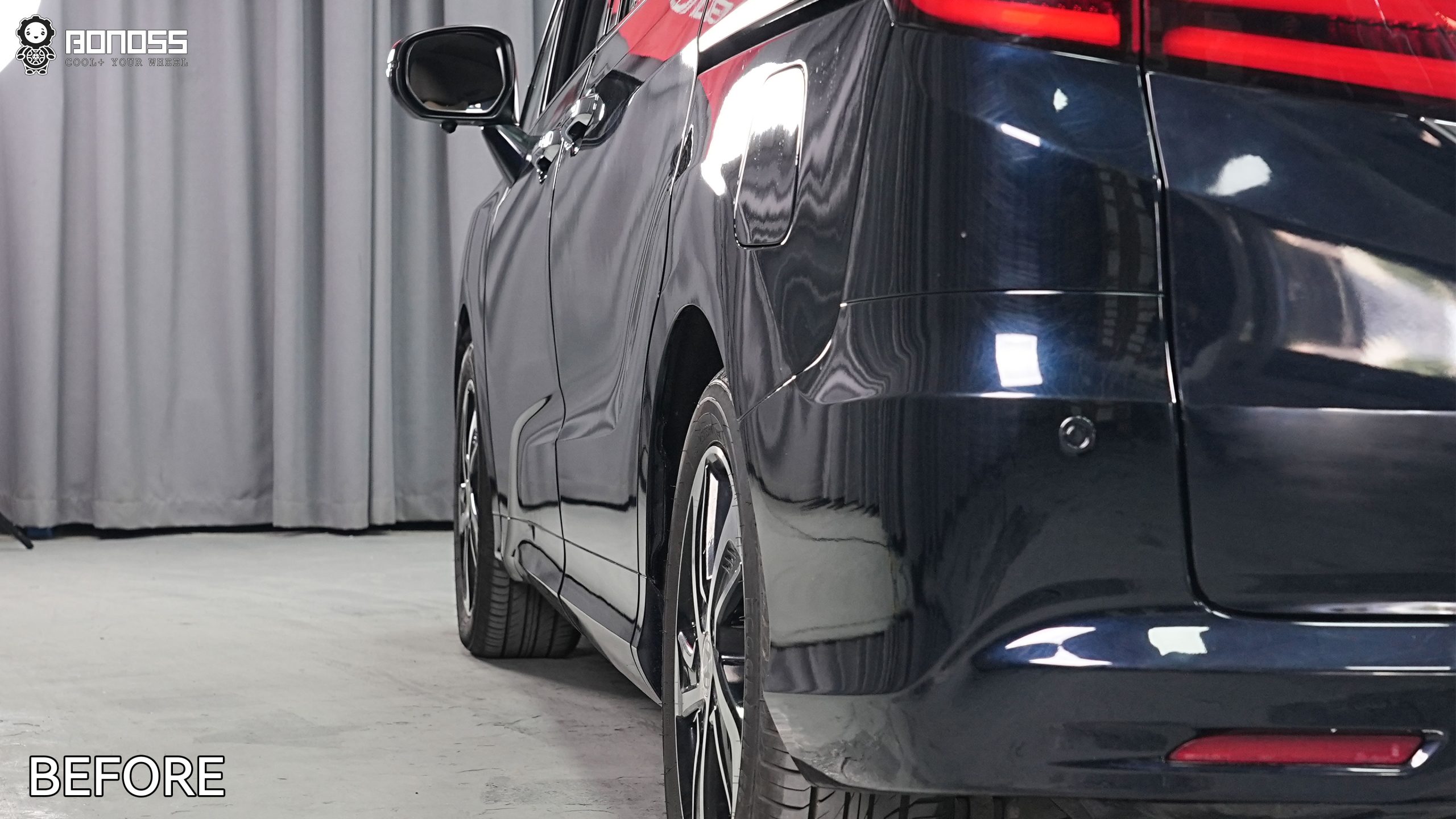 BONOSS Forged Active Cooling 2017 Honda Odyssey Wheel Spacers Front 20mm Rear 30mm Before and After (10)