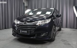 BONOSS Forged Active Cooling 2017 Honda Odyssey Wheel Spacers Front 20mm Rear 30mm Before and After (2)