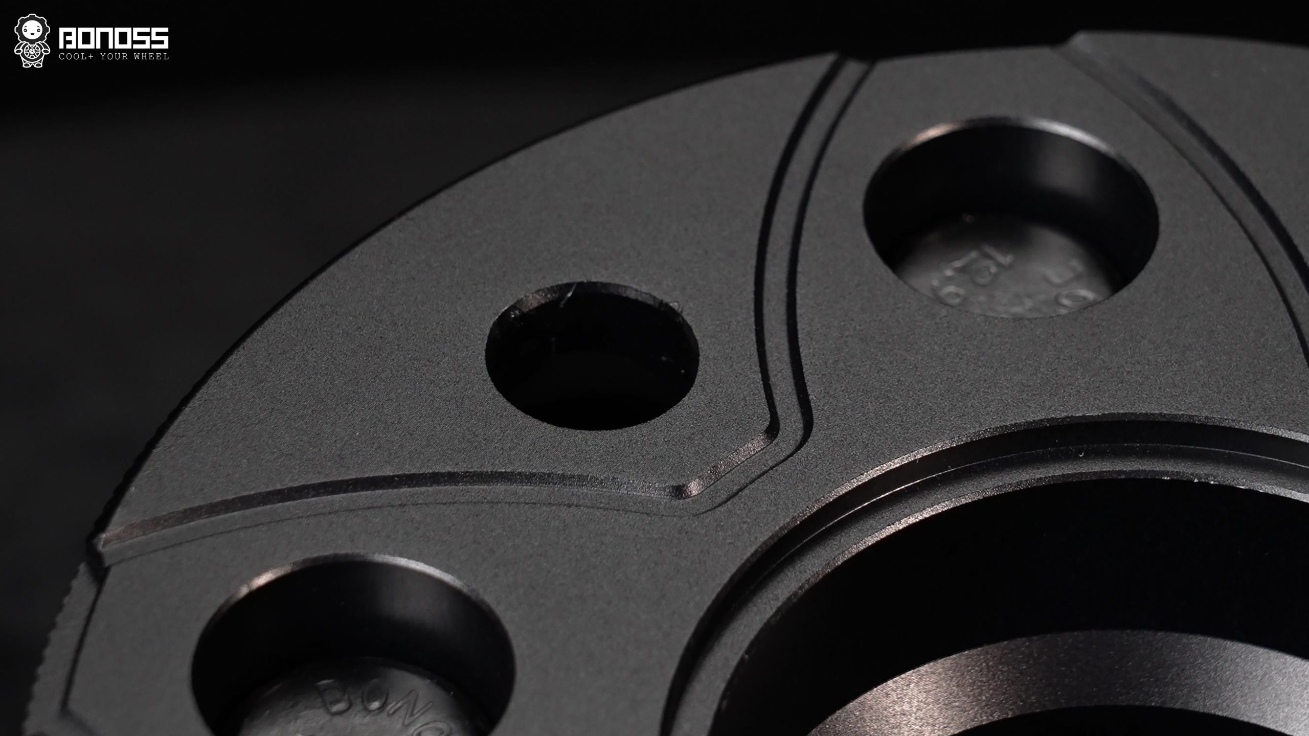 BONOSS Forged Active Cooling 2017 Tesla Model X Wheel Spacers Front 20mm Rear 25mm Before and After (1)