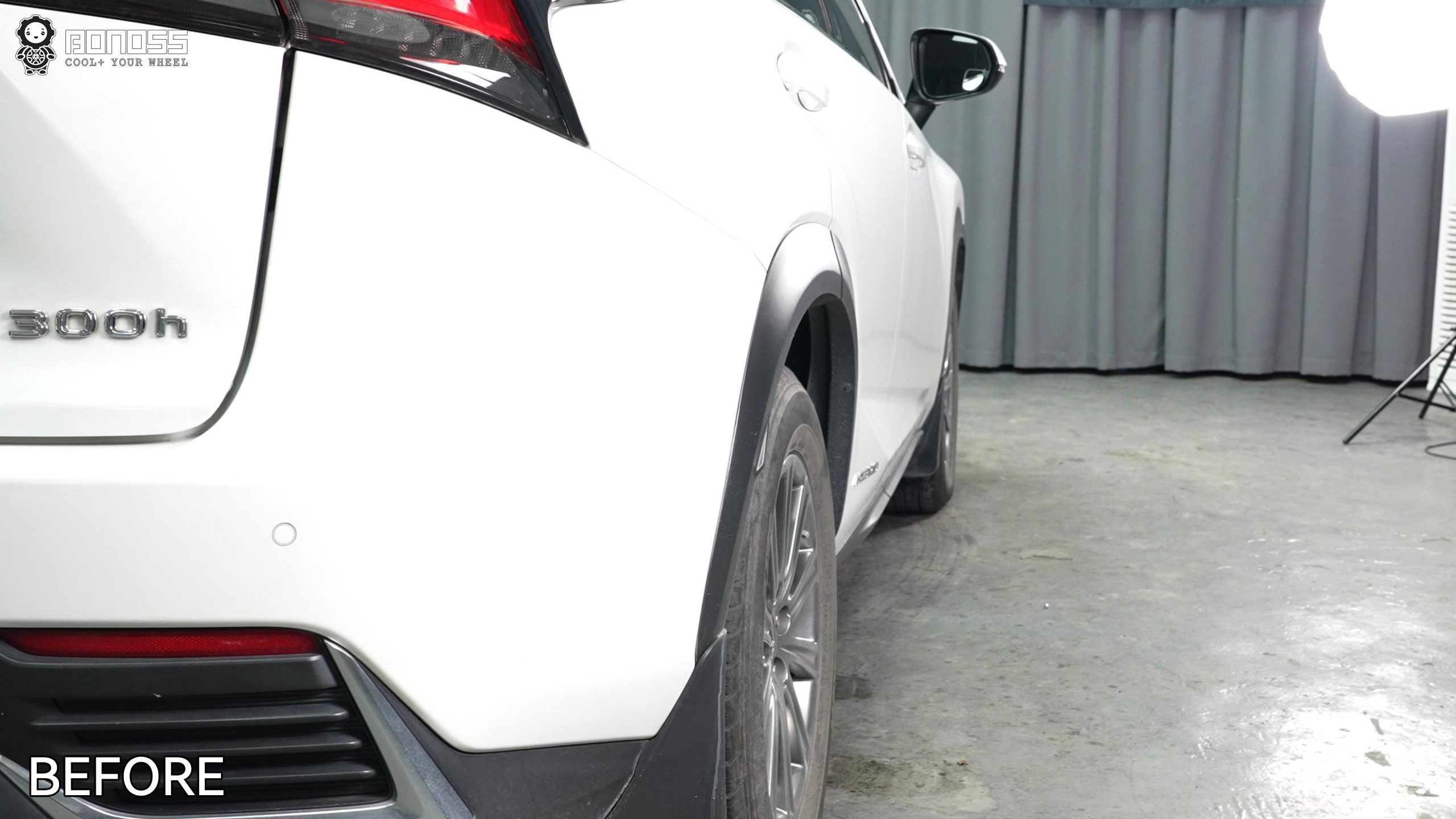 BONOSS Forged Active Cooling 2018 Lexus NX Wheel Spacers Front 20mm Rear 25mm Before and After (11)