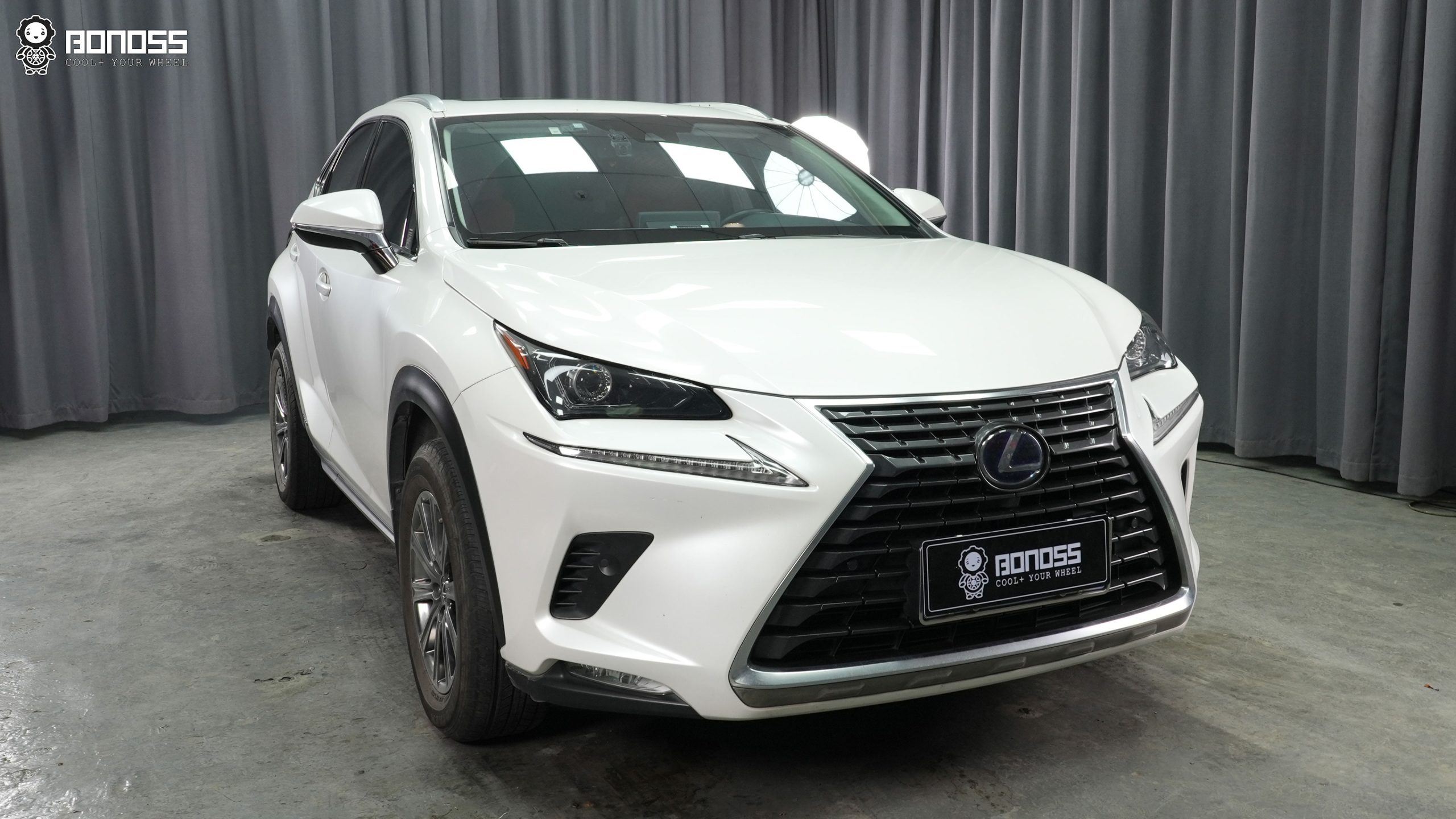 BONOSS Forged Active Cooling 2018 Lexus NX Wheel Spacers Front 20mm Rear 25mm Before and After (2)